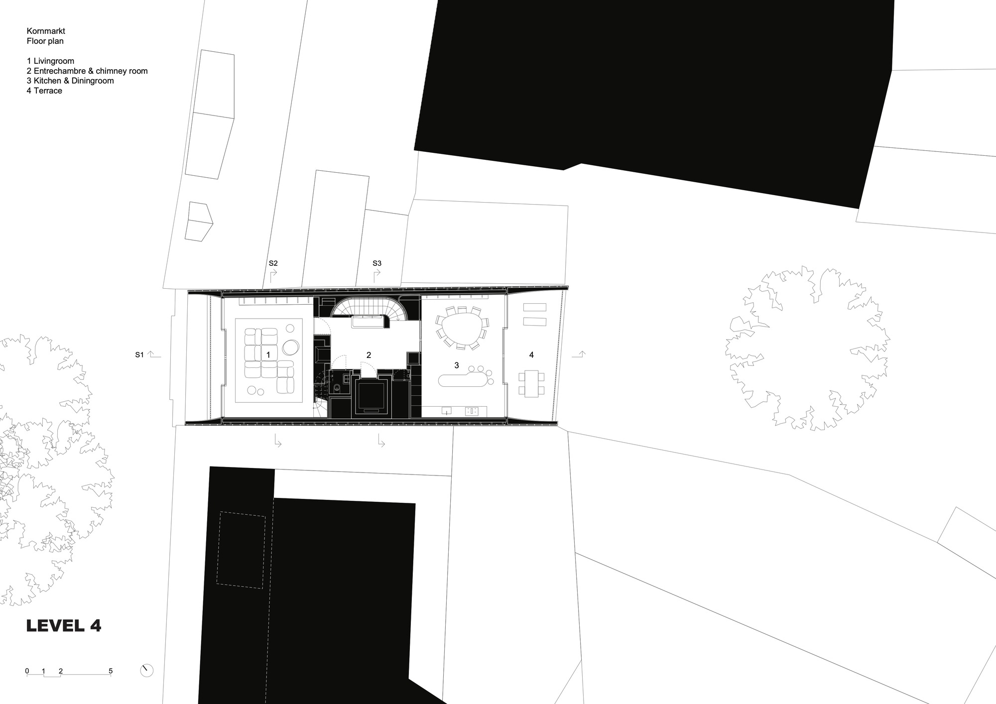 瑞士建築師 Herzog ＆ de Meuron 奧地利住宅建築 Lake Constance Kornmarktplatz Townhouse