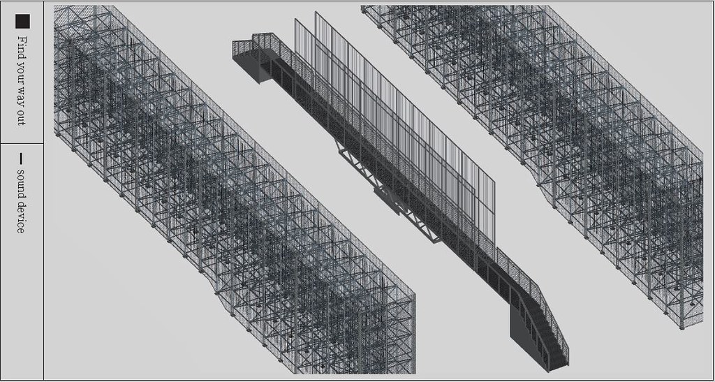 2023年第10屆X-site計畫「途中」團隊同名作品《途中》 結構說明