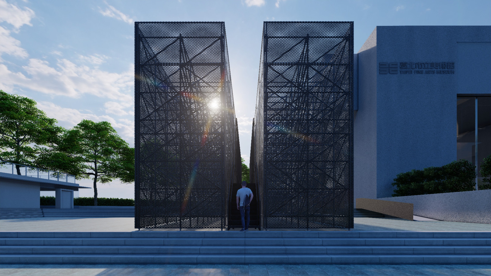 北美館2023年第10屆「X-site計畫」經兩階段評選,由「途中」團隊以同名作品《途中》(Find your way out)脫穎而出,獲得首獎
