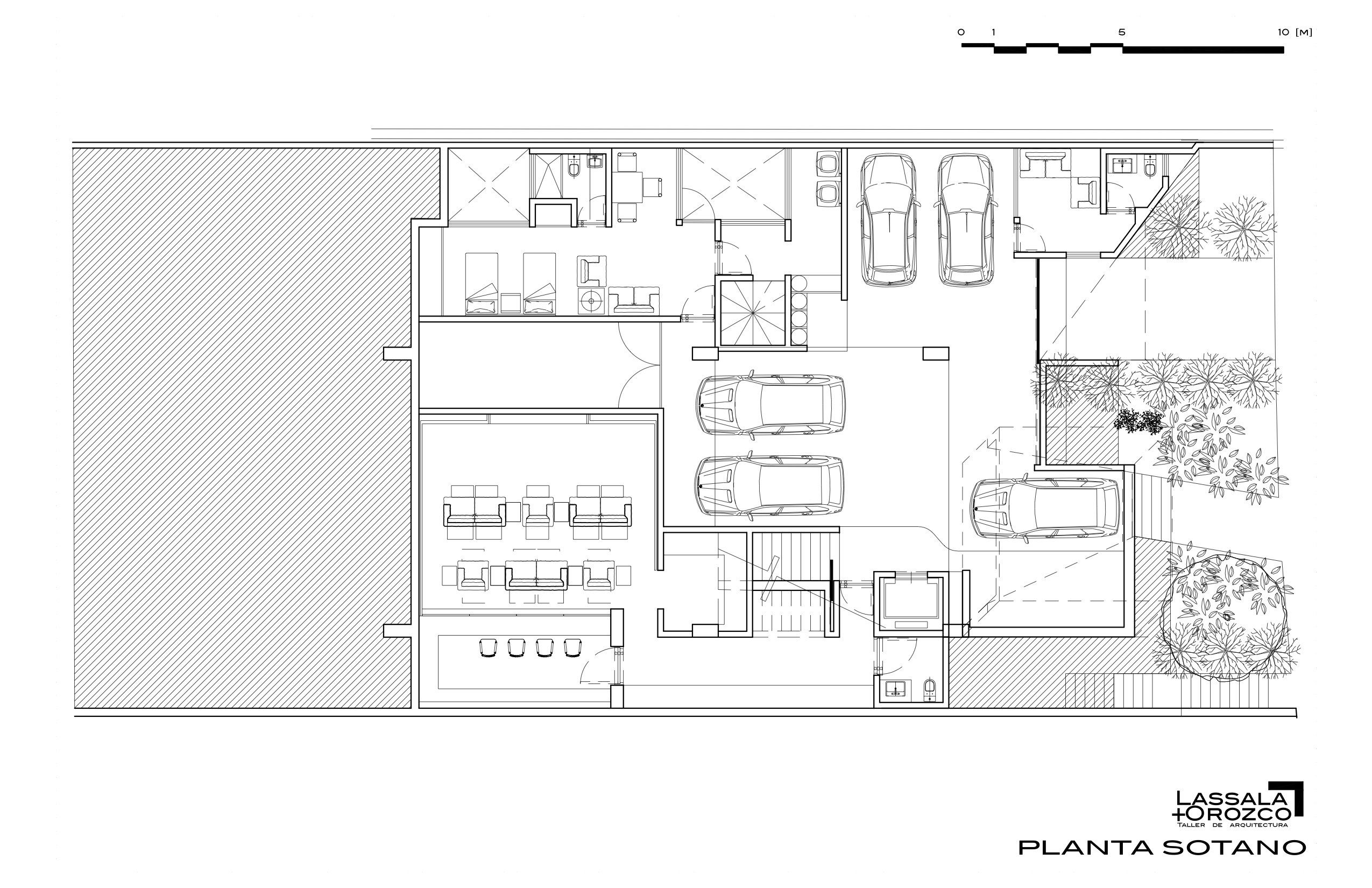 地下室平面圖 Basement Floor Plan