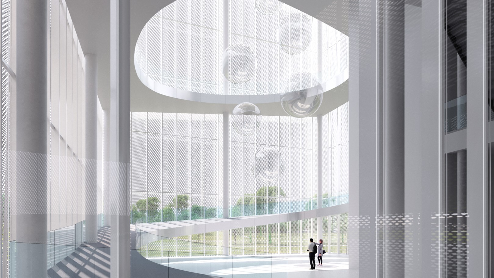 美術館大廳模擬圖