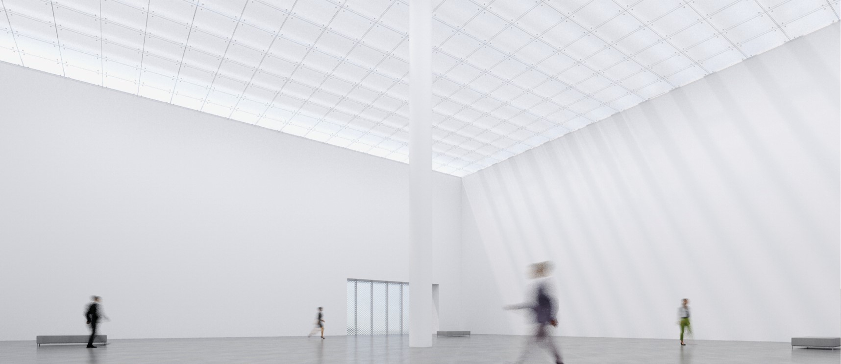 台中綠美圖:美術館展覽室模擬圖