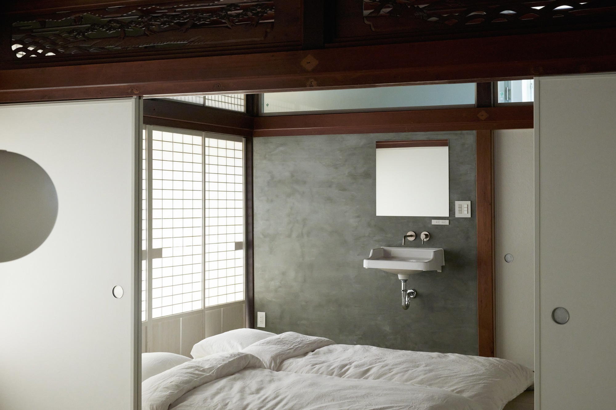 充滿濃厚日式美學的臥室 Hotel Jin 長坂常 Jo Nagasaka + Schemata Architects