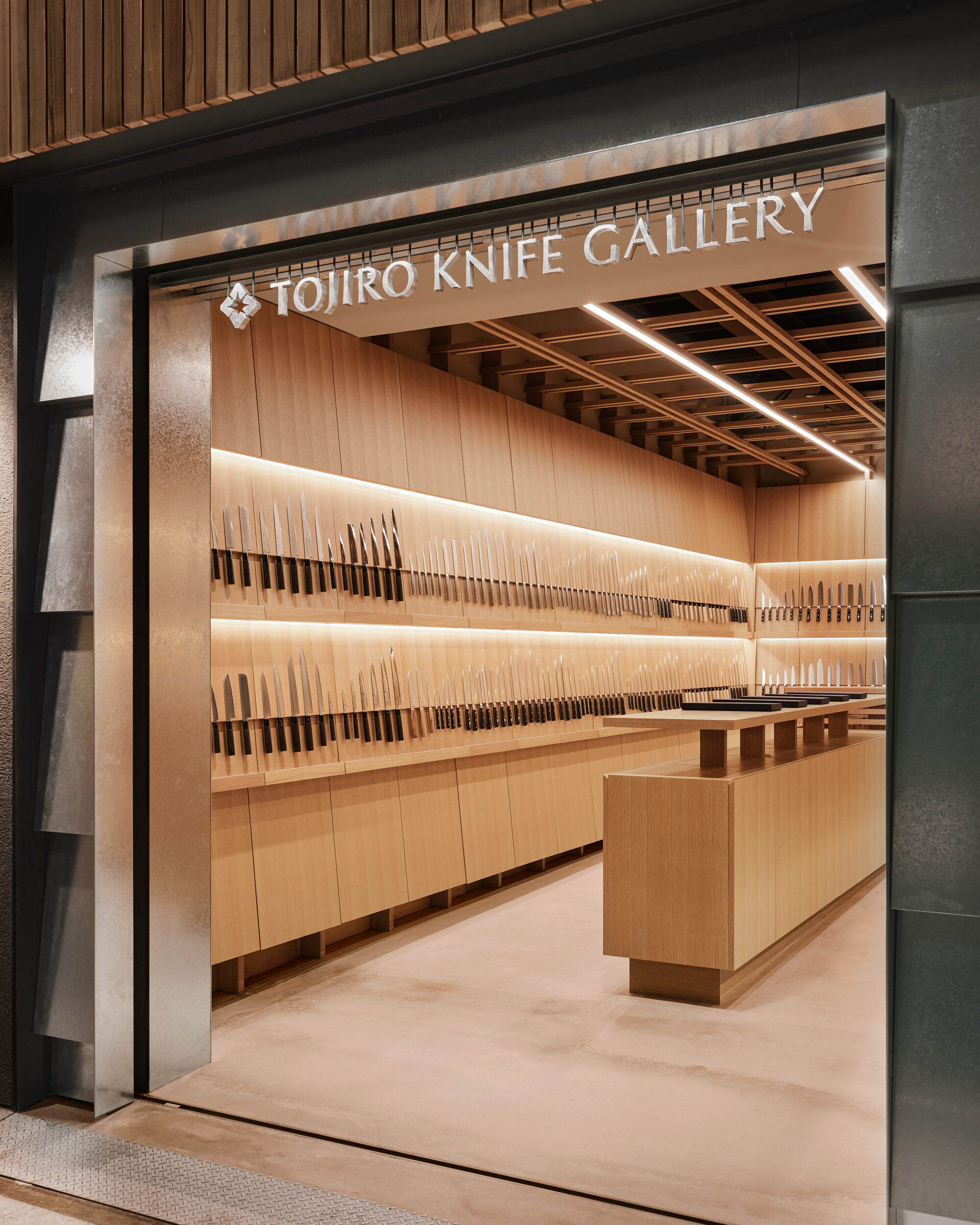 TOJIRO Knife Gallery  藤次郎刀具大阪直營店 室內設計 KATATA YOSHIHITO DESIGN