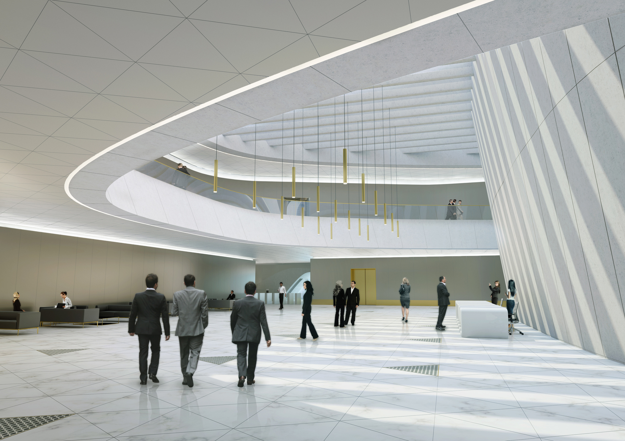 Zaha Hadid Architects 伊拉克中央銀行（Central Bank of Iraq）新總部大樓