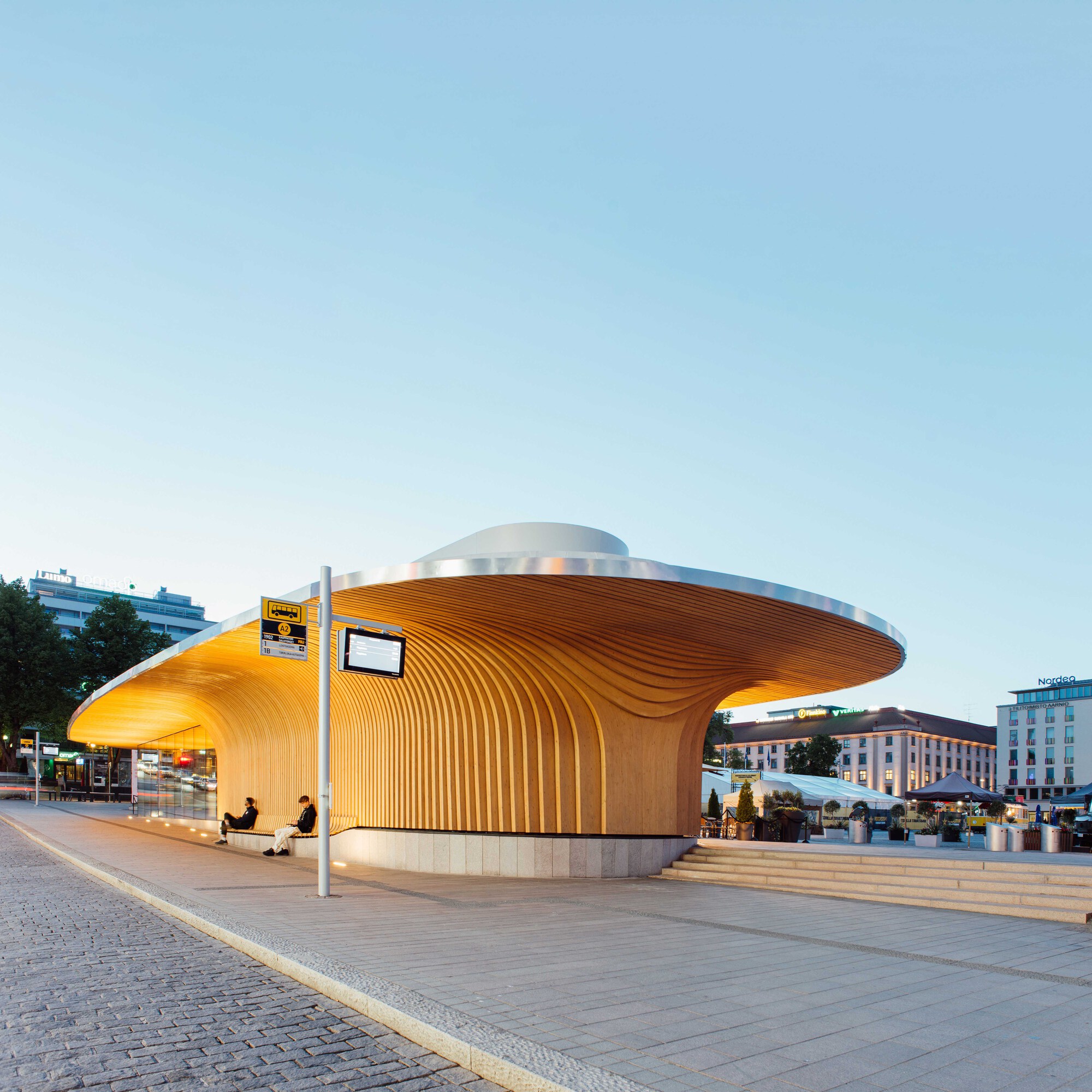 Turku Market Square Pavilions 芬蘭圖土庫市集廣場歇腳亭 Schauman & Nordgren Architects Arco Architecture 