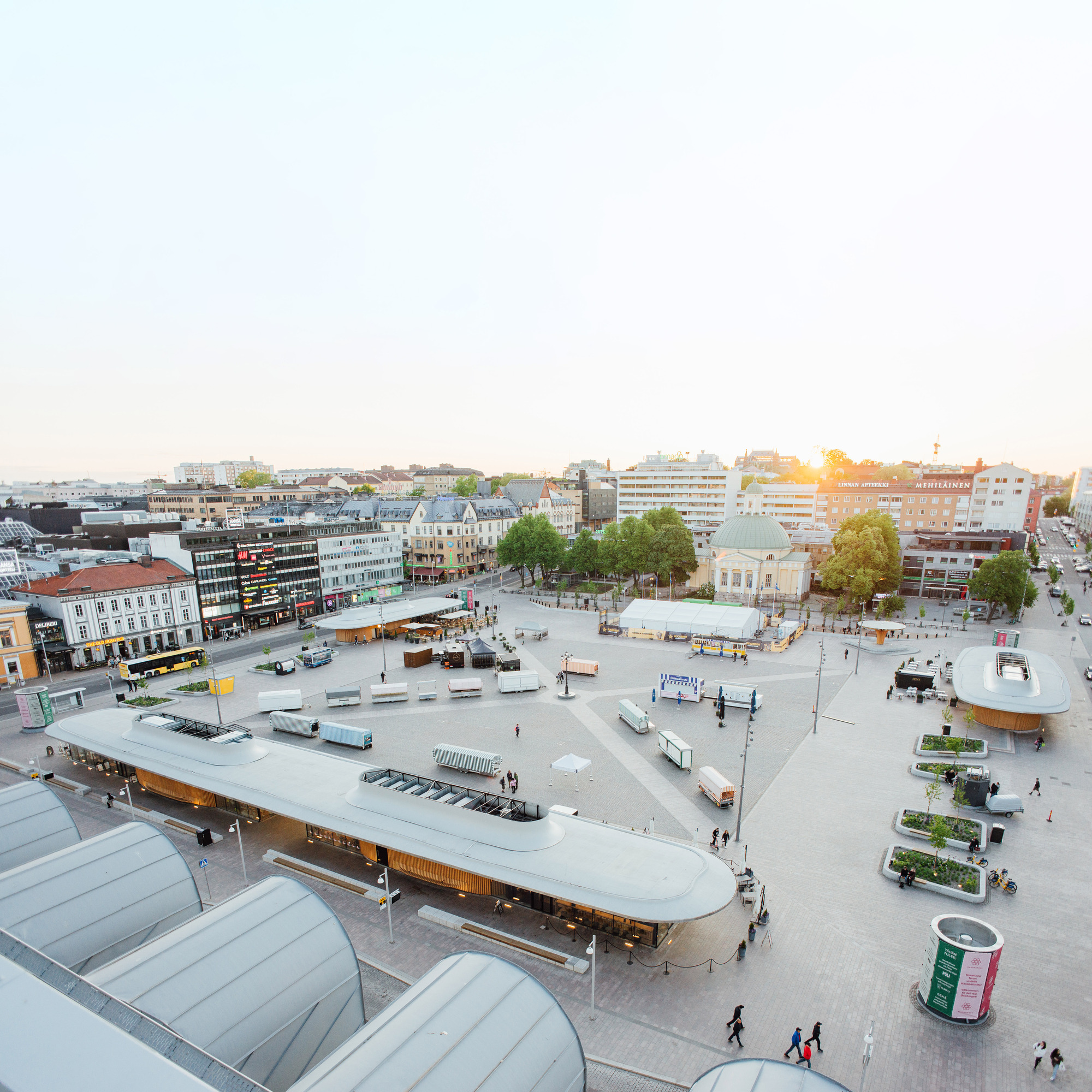 Turku Market Square Pavilions 芬蘭圖土庫市集廣場歇腳亭 Schauman & Nordgren Architects Arco Architecture 