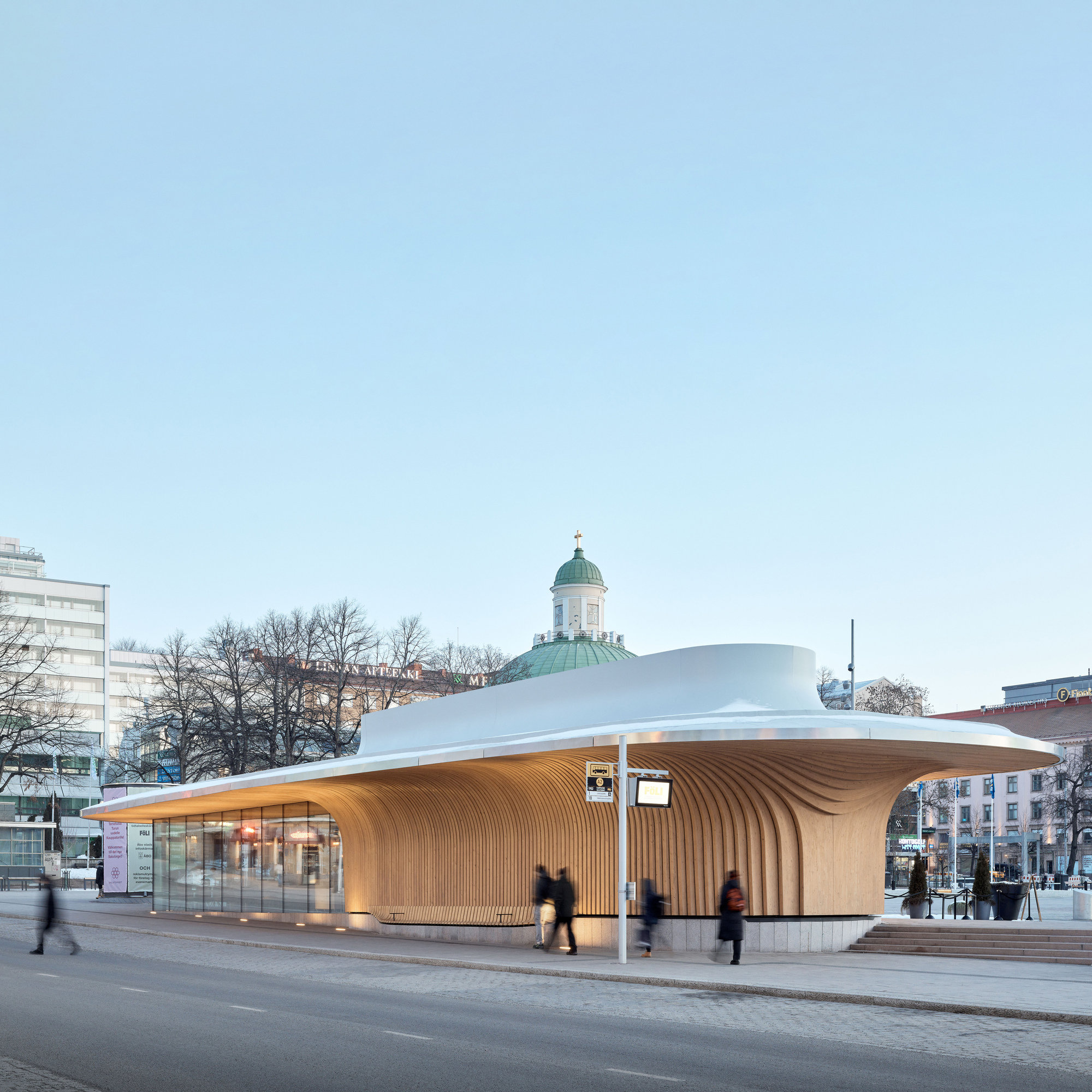 Turku Market Square Pavilions 芬蘭圖土庫市集廣場歇腳亭 Schauman & Nordgren Architects Arco Architecture 