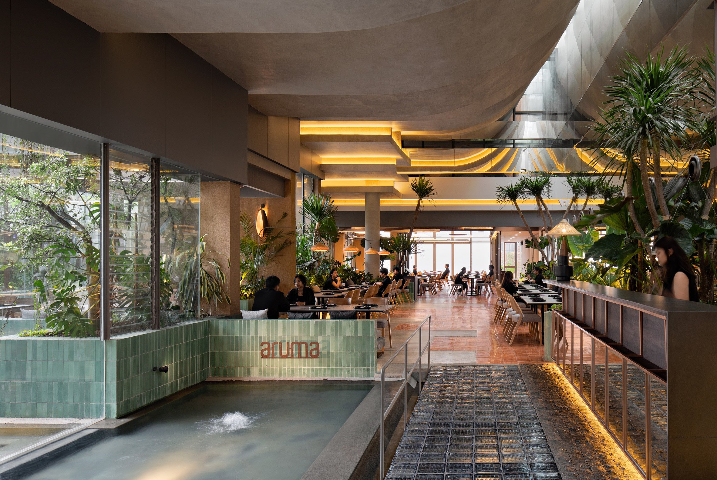 雅加達 印尼建築師事務所RAD+ar（Research Artistic Design + architecture  Aruma restaurant and bar 酒吧餐廳