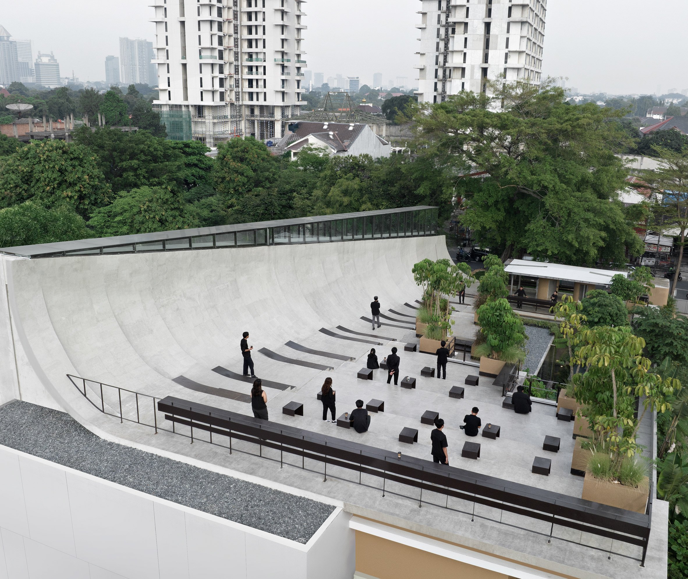 雅加達 印尼建築師事務所RAD+ar（Research Artistic Design + architecture  Aruma restaurant and bar 酒吧餐廳