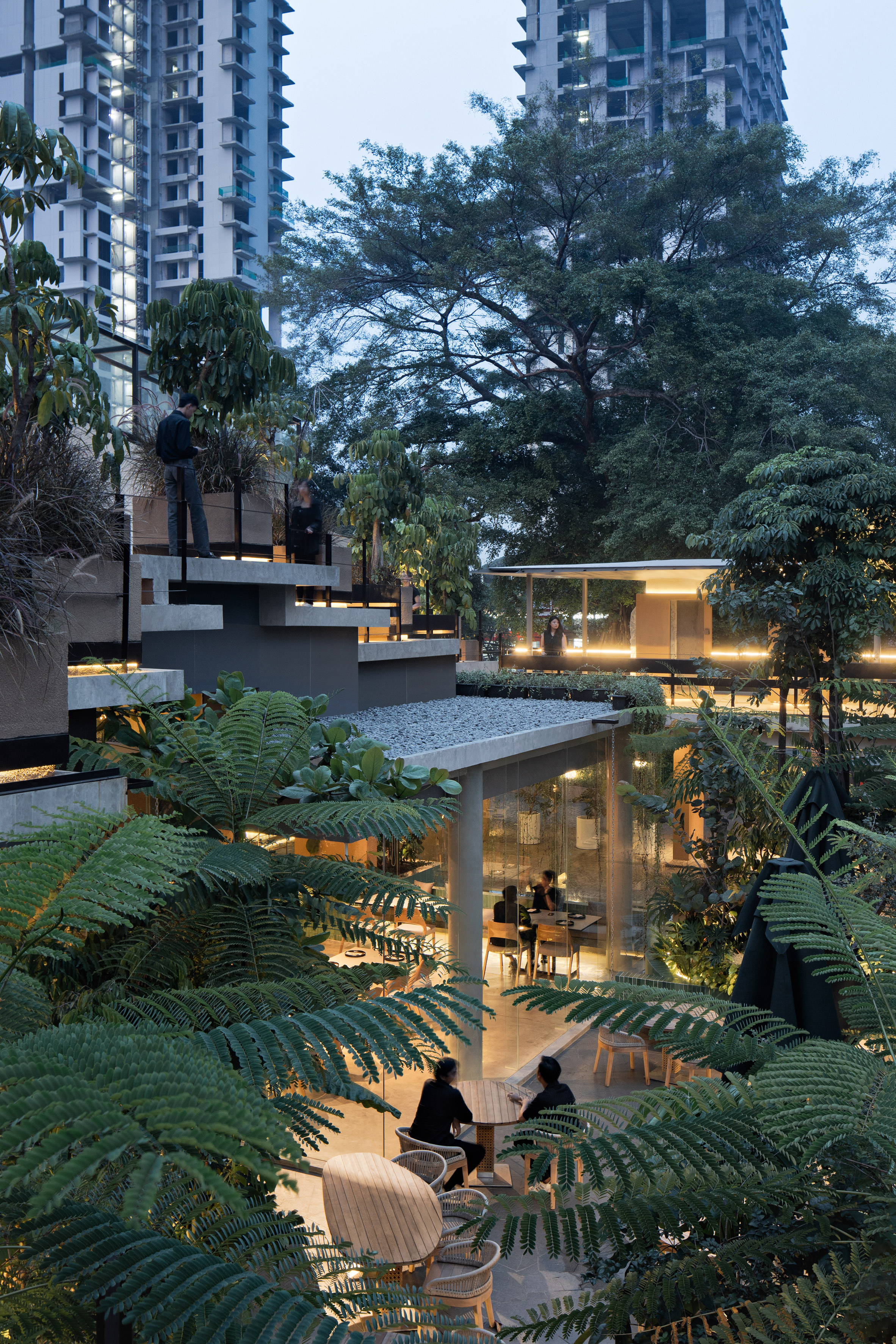 雅加達 印尼建築師事務所RAD+ar(Research Artistic Design + architecture Aruma restaurant and bar 酒吧餐廳