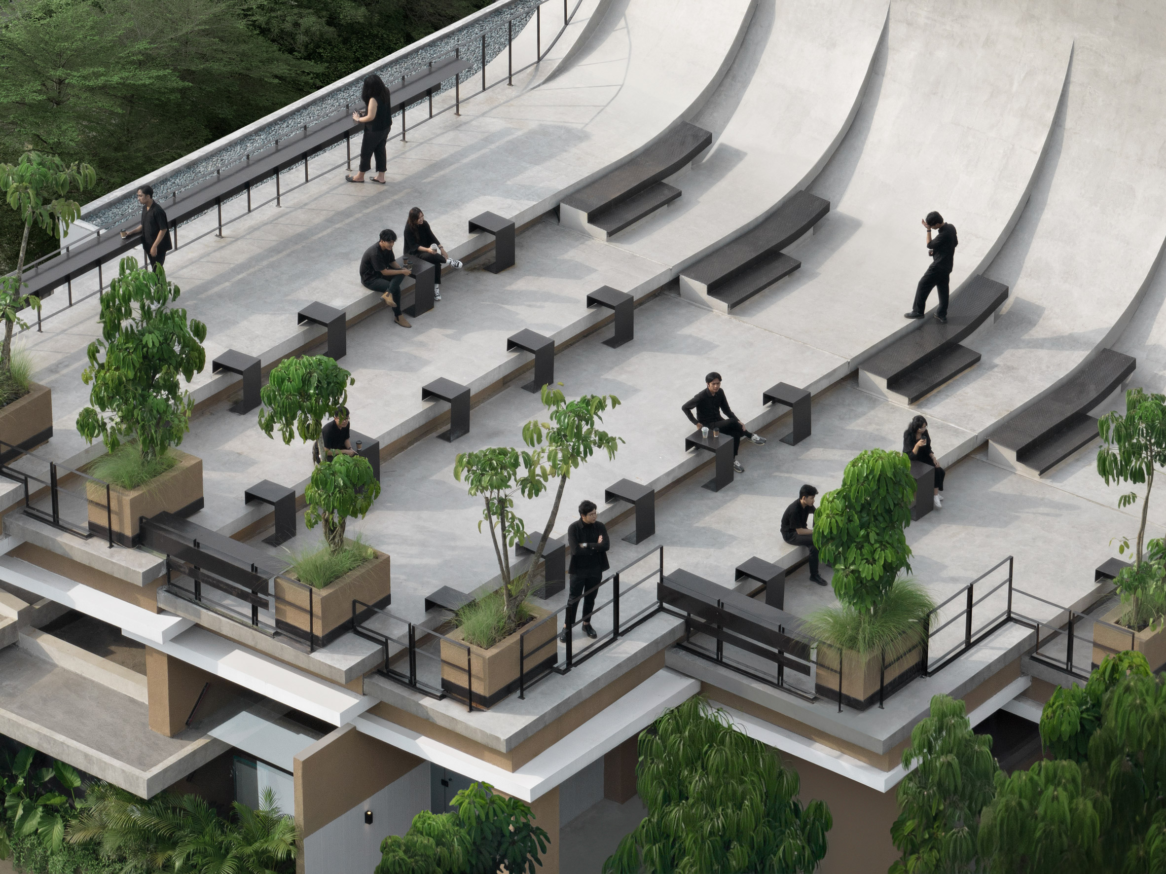 雅加達 印尼建築師事務所RAD+ar（Research Artistic Design + architecture  Aruma restaurant and bar 酒吧餐廳