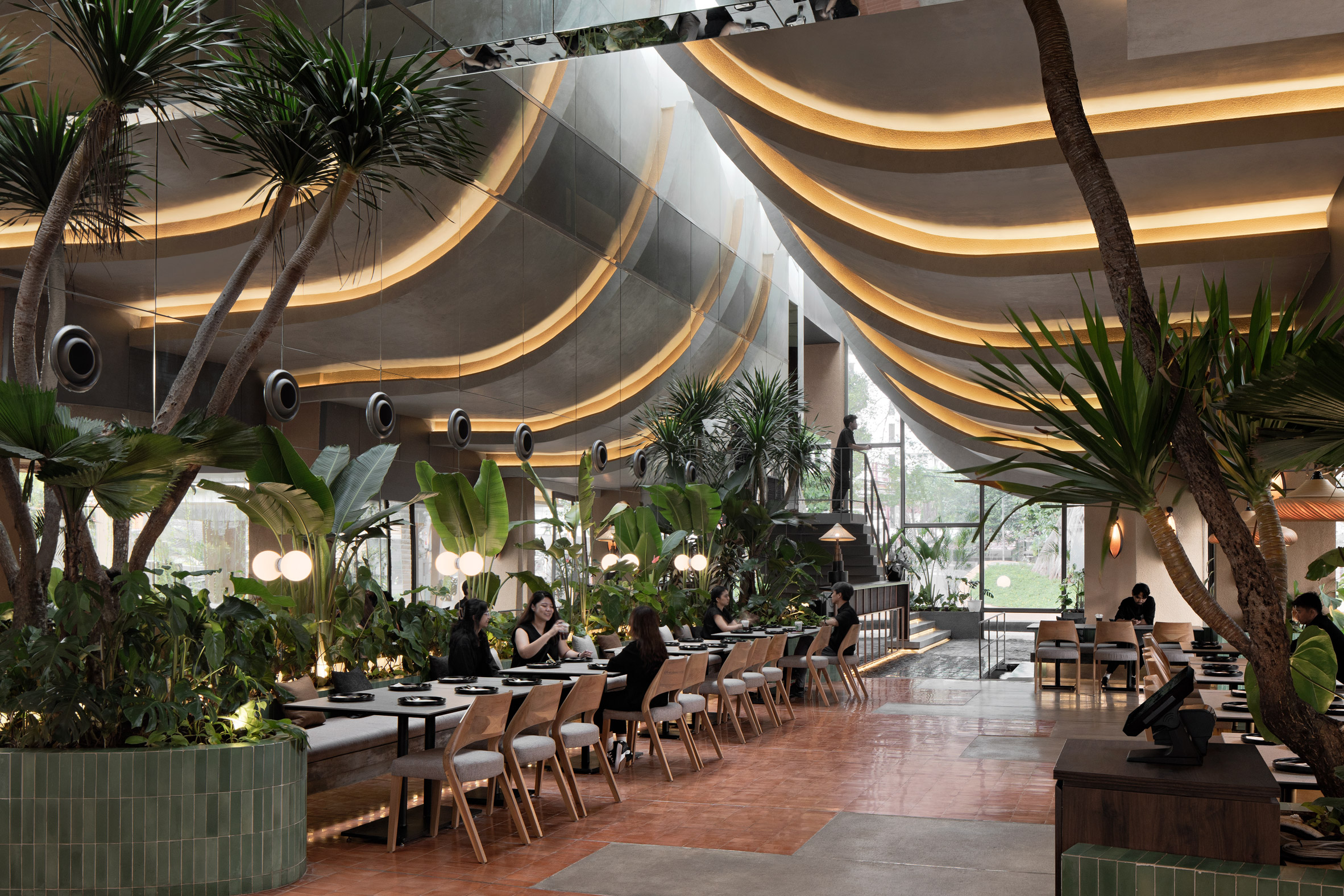雅加達 印尼建築師事務所RAD+ar（Research Artistic Design + architecture  Aruma restaurant and bar 酒吧餐廳