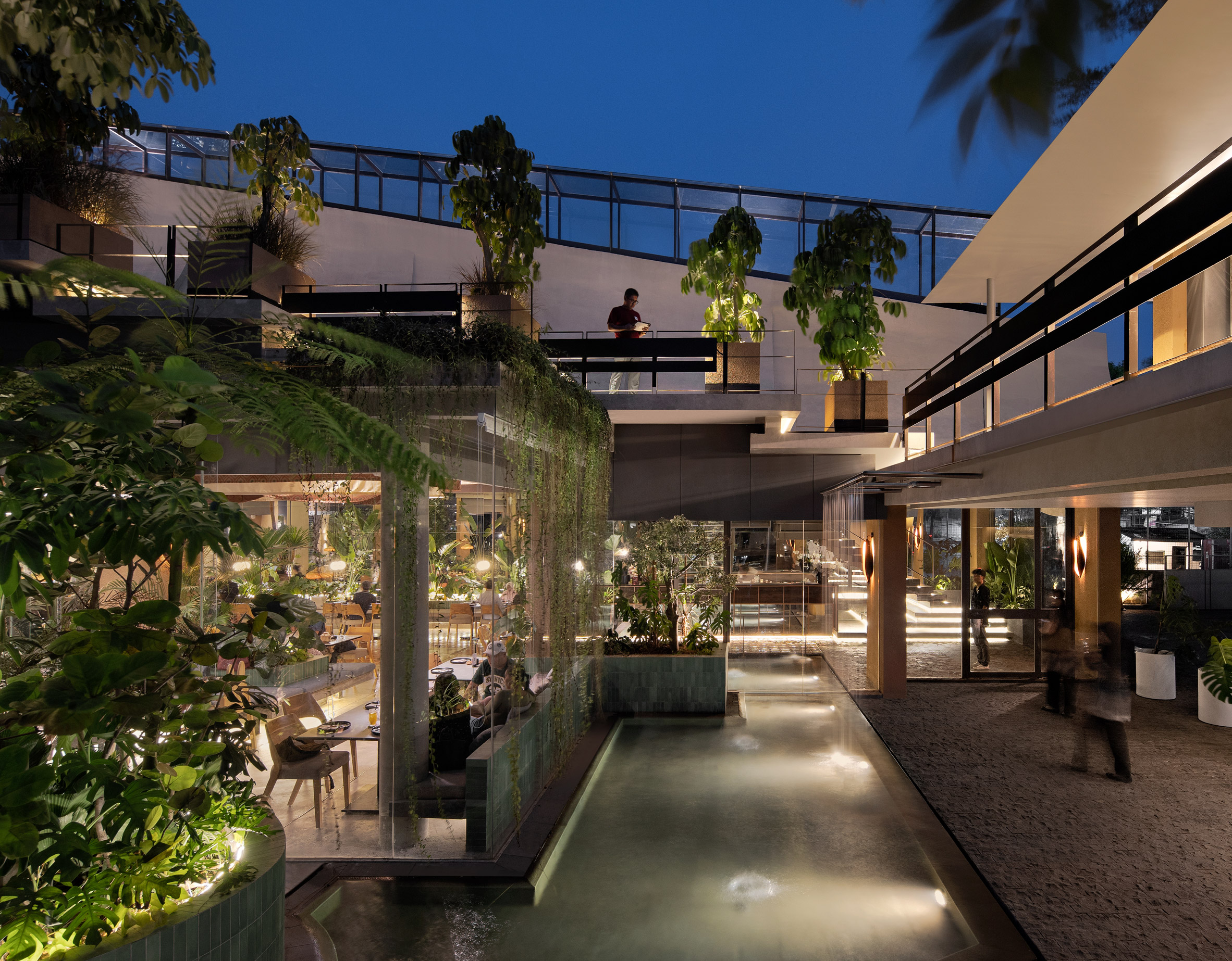 雅加達 印尼建築師事務所RAD+ar（Research Artistic Design + architecture  Aruma restaurant and bar 酒吧餐廳