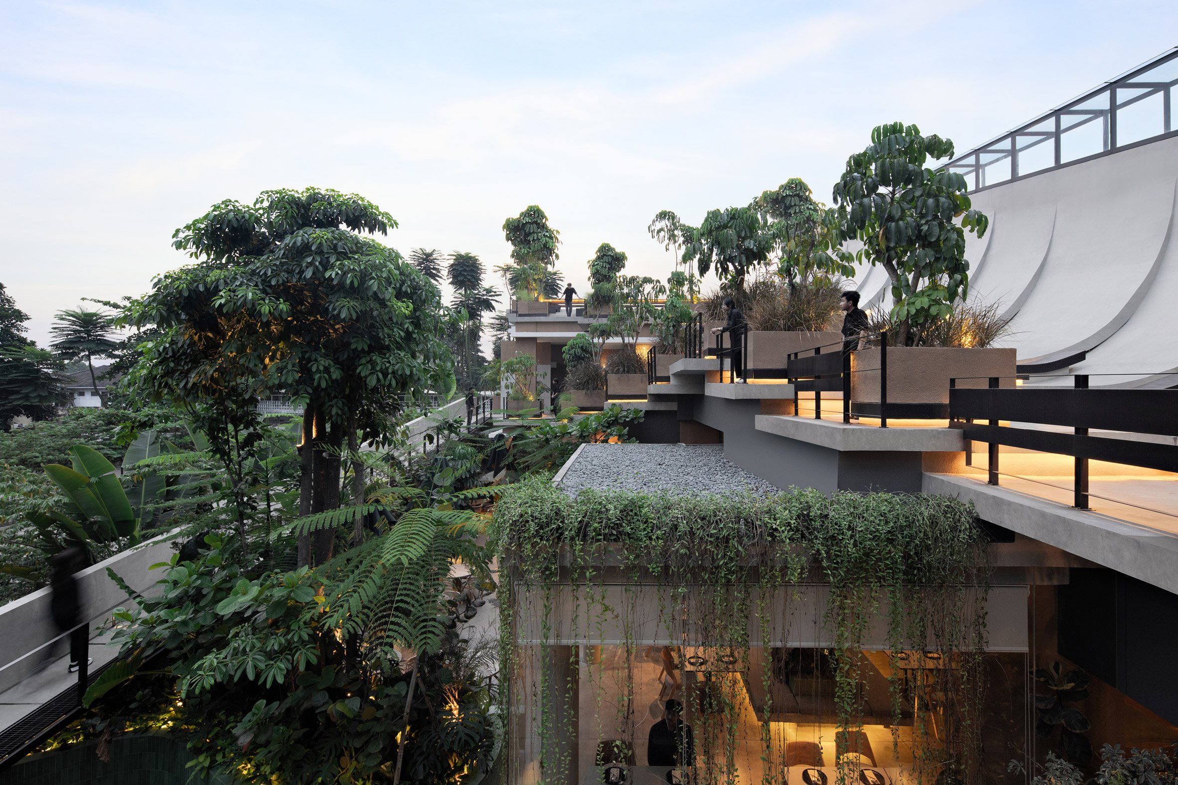 雅加達 印尼建築師事務所RAD+ar（Research Artistic Design + architecture  Aruma restaurant and bar 酒吧餐廳