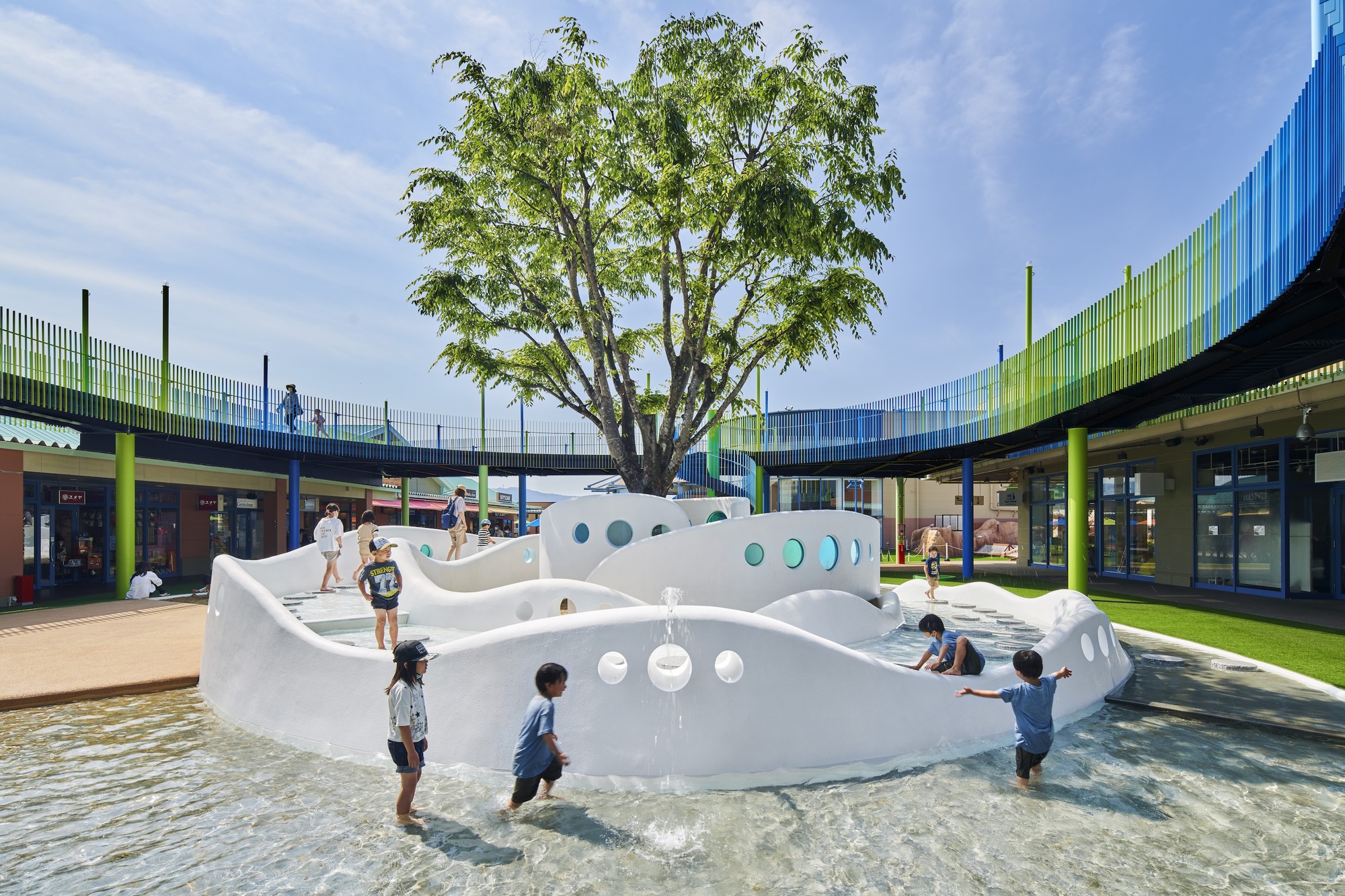 イオンパークプレイス大分ホームページ Park Place 大分購物中心 迫慶一郎 Keiichiro Sako SHANGRI-LA 兒童遊樂場