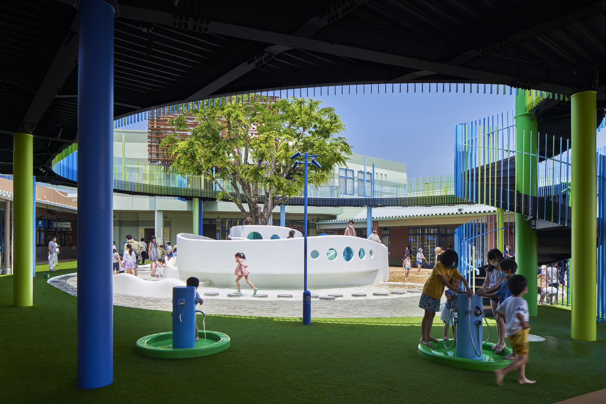 イオンパークプレイス大分ホームページ Park Place 大分購物中心 迫慶一郎 Keiichiro Sako SHANGRI-LA 兒童遊樂場