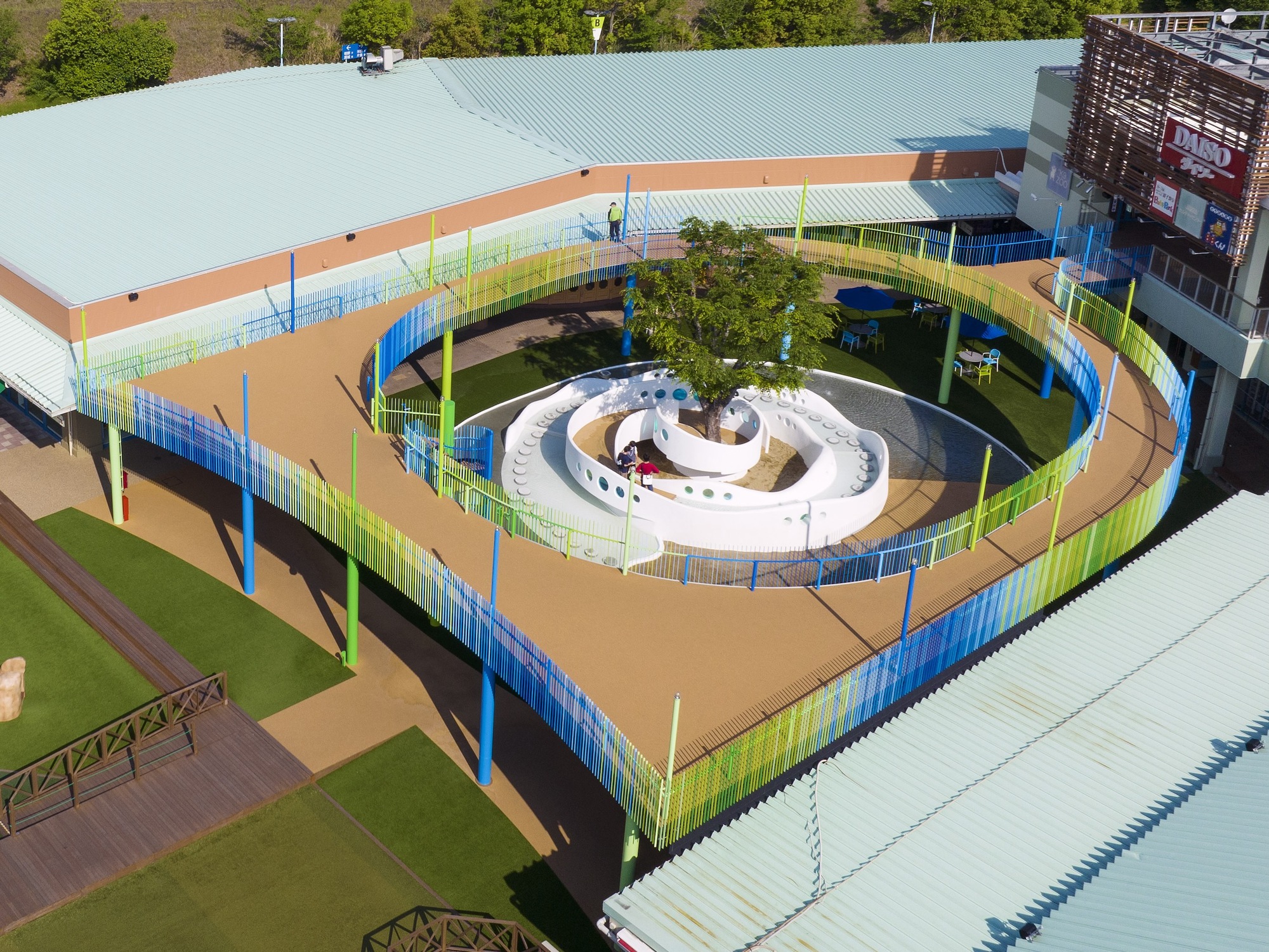 イオンパークプレイス大分ホームページ Park Place 大分購物中心 迫慶一郎 Keiichiro Sako SHANGRI-LA 兒童遊樂場