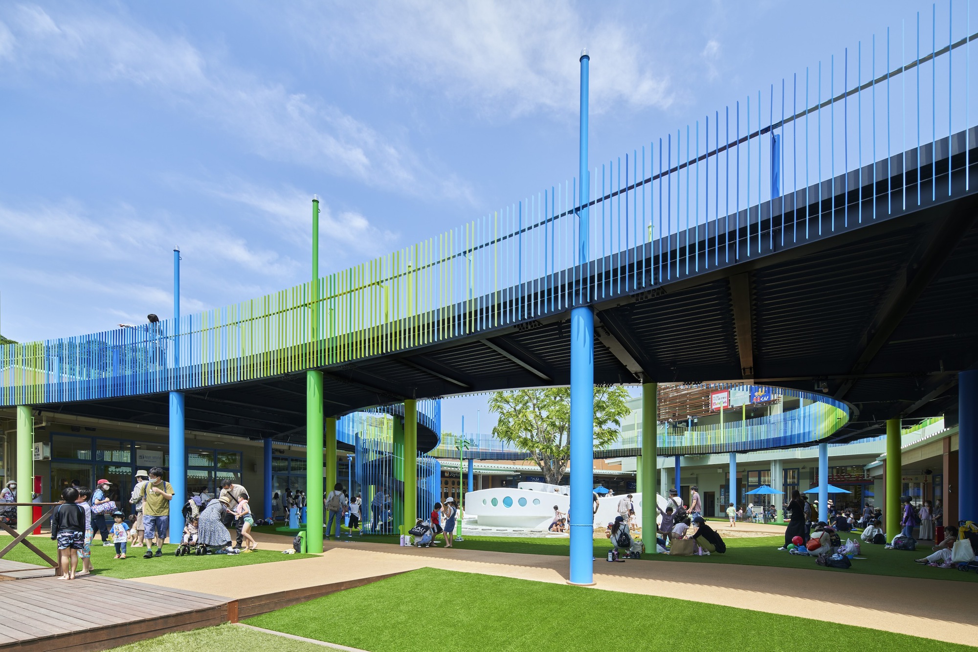 イオンパークプレイス大分ホームページ Park Place 大分購物中心 迫慶一郎 Keiichiro Sako SHANGRI-LA 兒童遊樂場