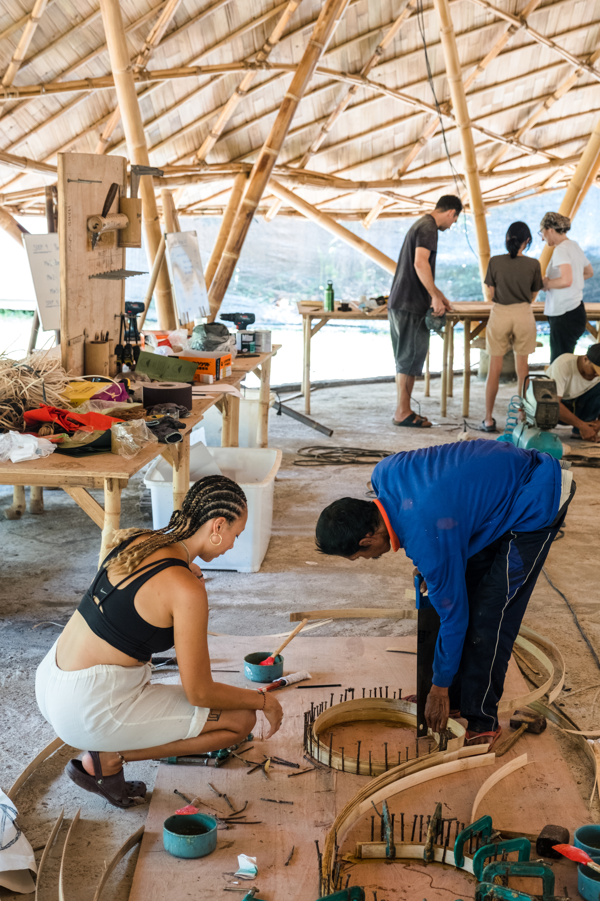 Bamboo U的課程不僅傳授竹構造建築技術，更傳遞了一種與自然共生的生活哲學