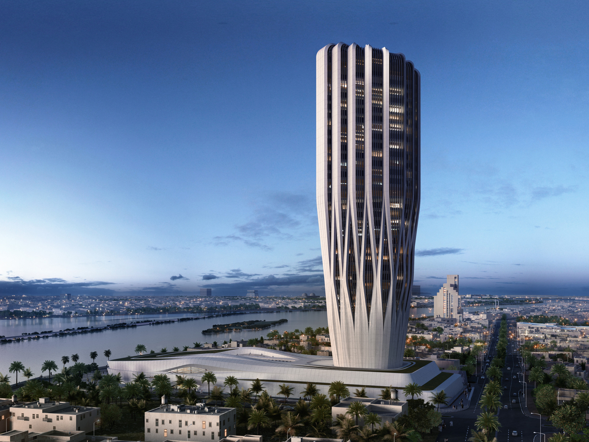 Zaha Hadid Architects 伊拉克中央銀行(Central Bank of Iraq)新總部大樓