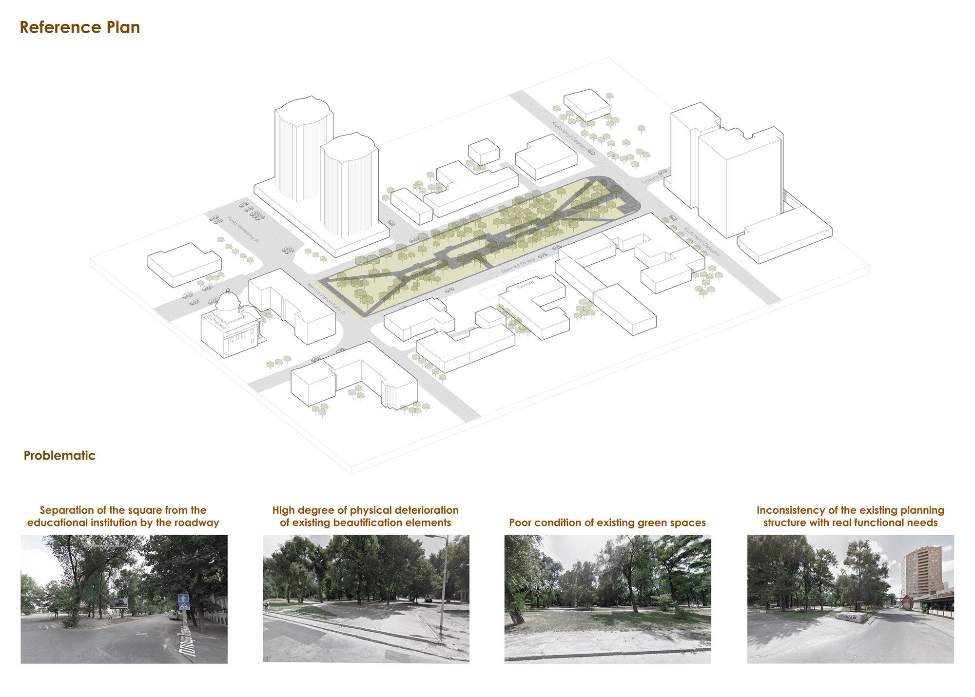 Reconstruction Uspenska Square 烏克蘭第聶伯Dnipro廣場重新規劃工程 廣場、公共空間、開放空間、烏克蘭建築、烏克蘭建築師、都市設計 Dmytro Volyk、Ksenia Donetska