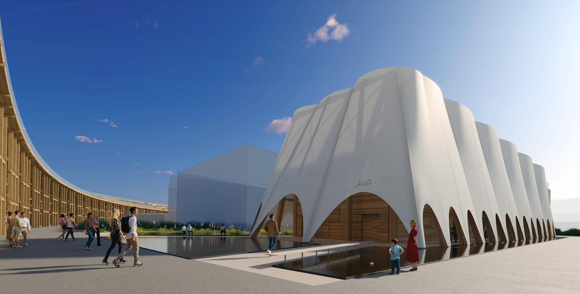 2025年大阪世界博覽會卡達館 隈研吾 Kengo Kuma  Qatar Pavilion for Expo Osaka 2025