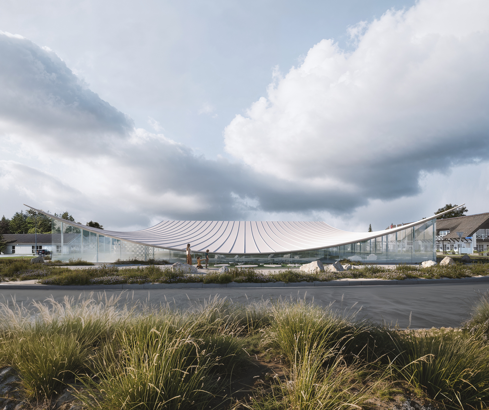 丹麥北日德蘭紙藝博物館 Museum for Papirkunst，Bjarke Ingels Group BIG改造舊超市舊建築