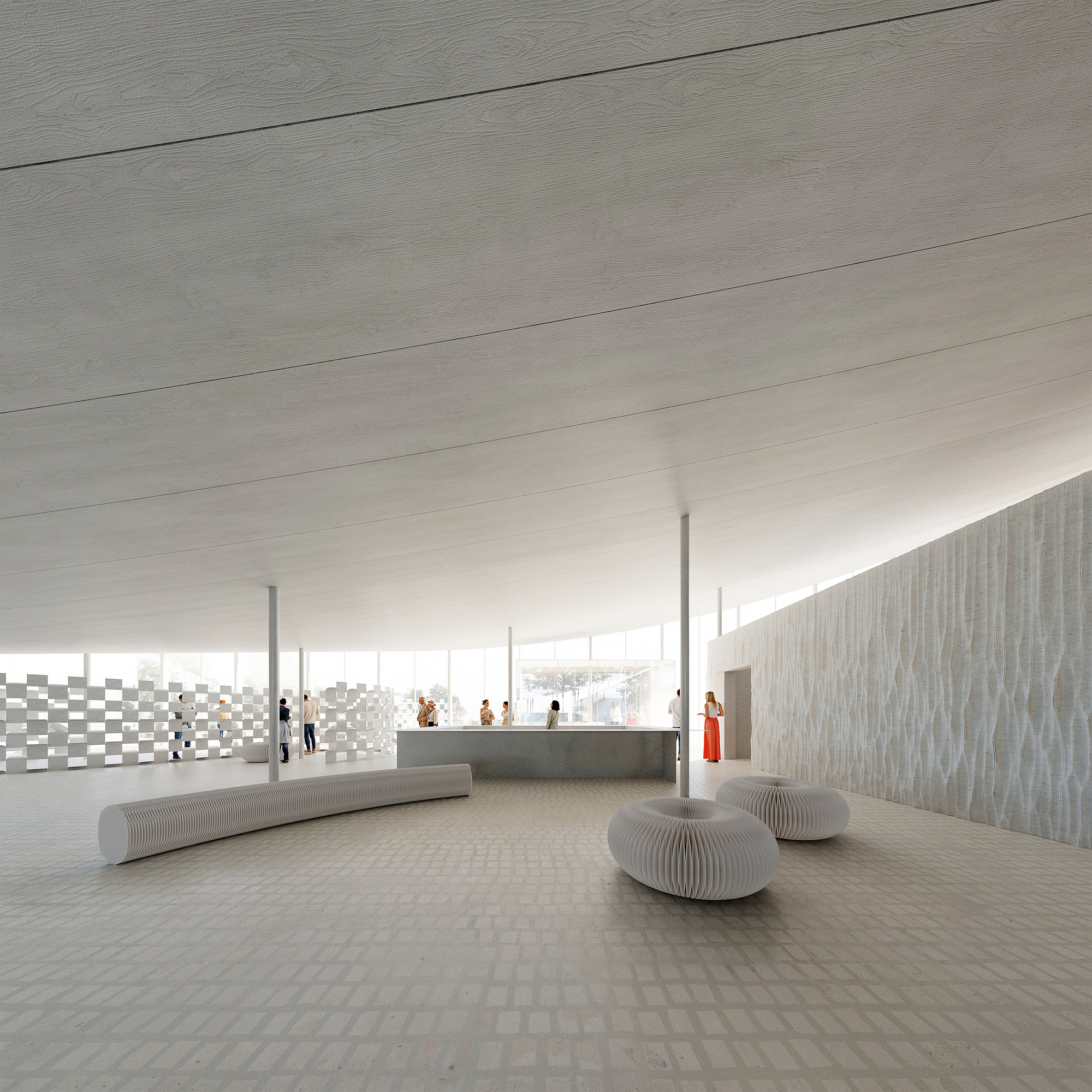 丹麥北日德蘭紙藝博物館 Museum for Papirkunst，Bjarke Ingels Group BIG改造舊超市舊建築