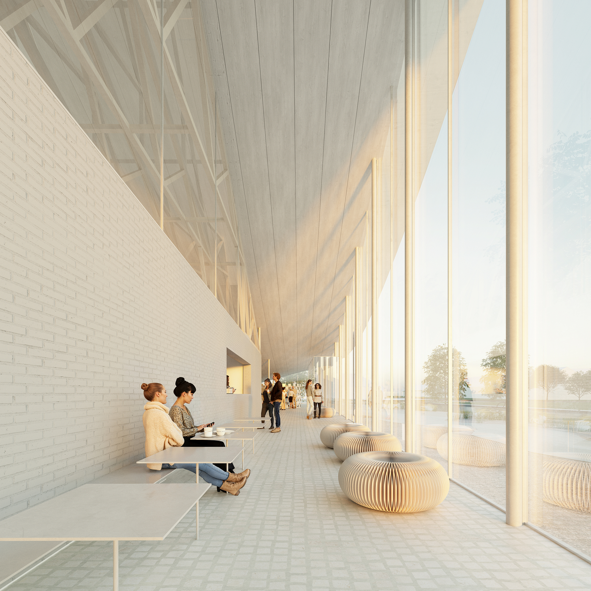 Museum for Paper Art in Denmark 丹麥北日德蘭紙藝博物館 Museum for Papirkunst，Bjarke Ingels Group BIG改造舊超市舊建築
