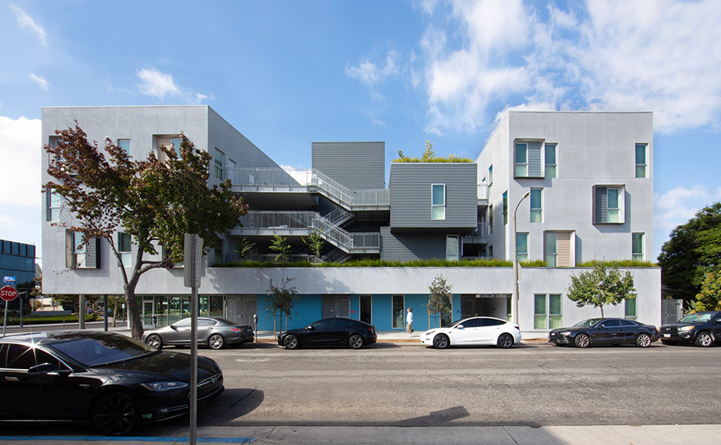 美國加州集合住宅1819 Pico Blvd, Santa Monic Brooks + Scarpa 