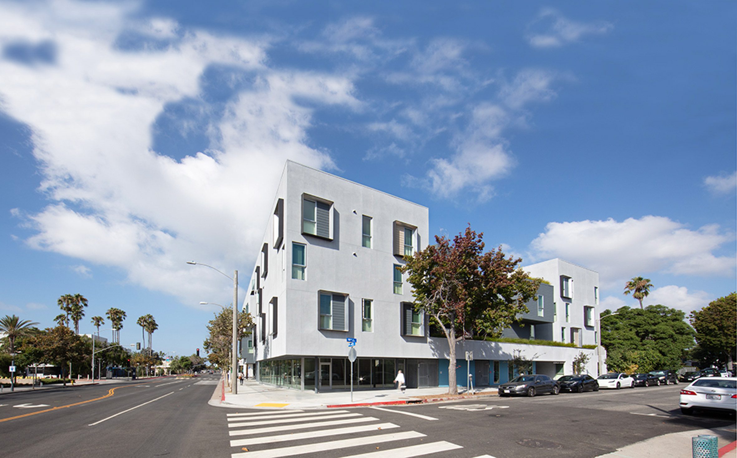 美國加州集合住宅1819 Pico Blvd, Santa Monic Brooks + Scarpa 