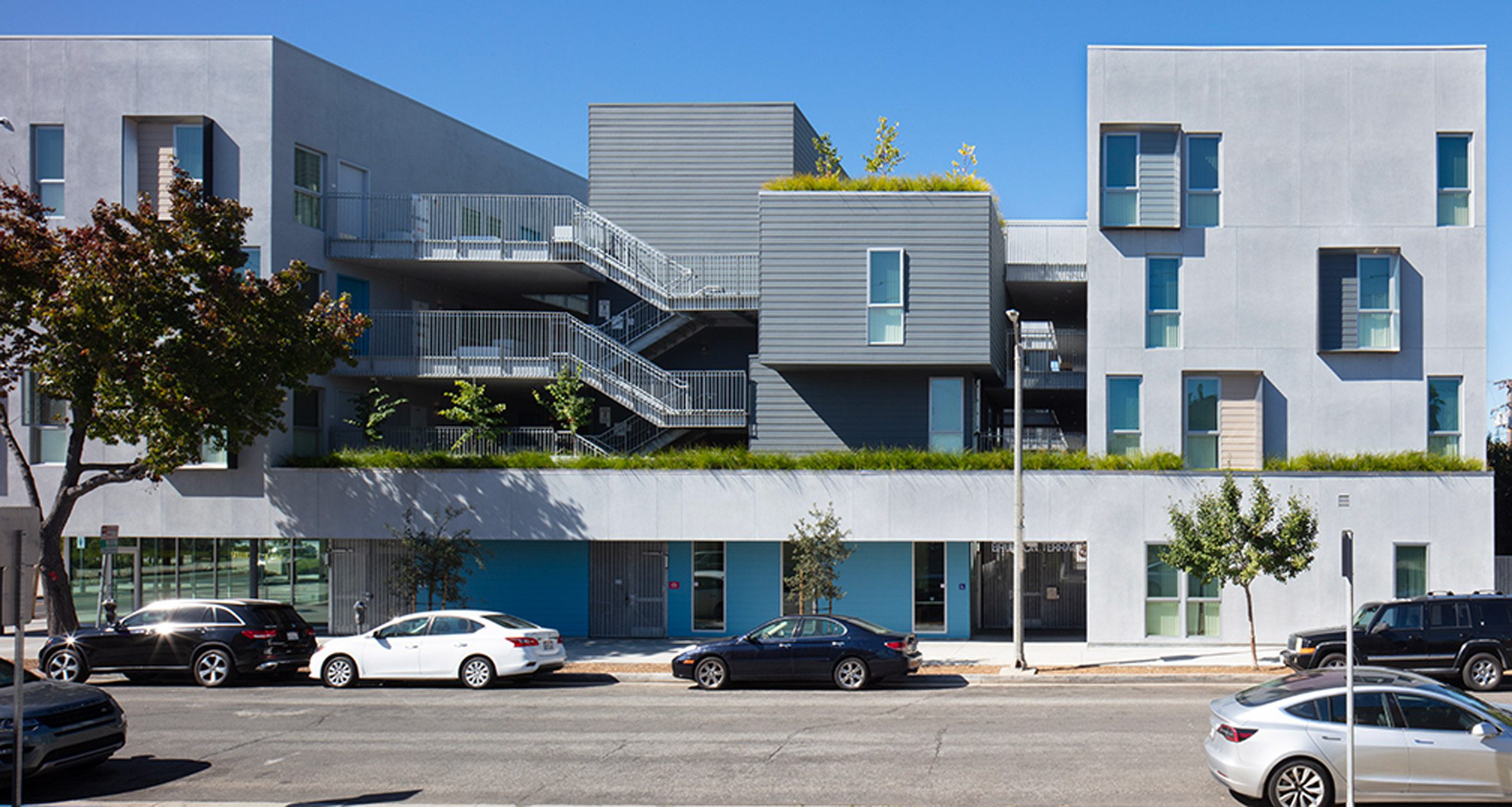 美國加州集合住宅1819 Pico Blvd, Santa Monic Brooks + Scarpa 