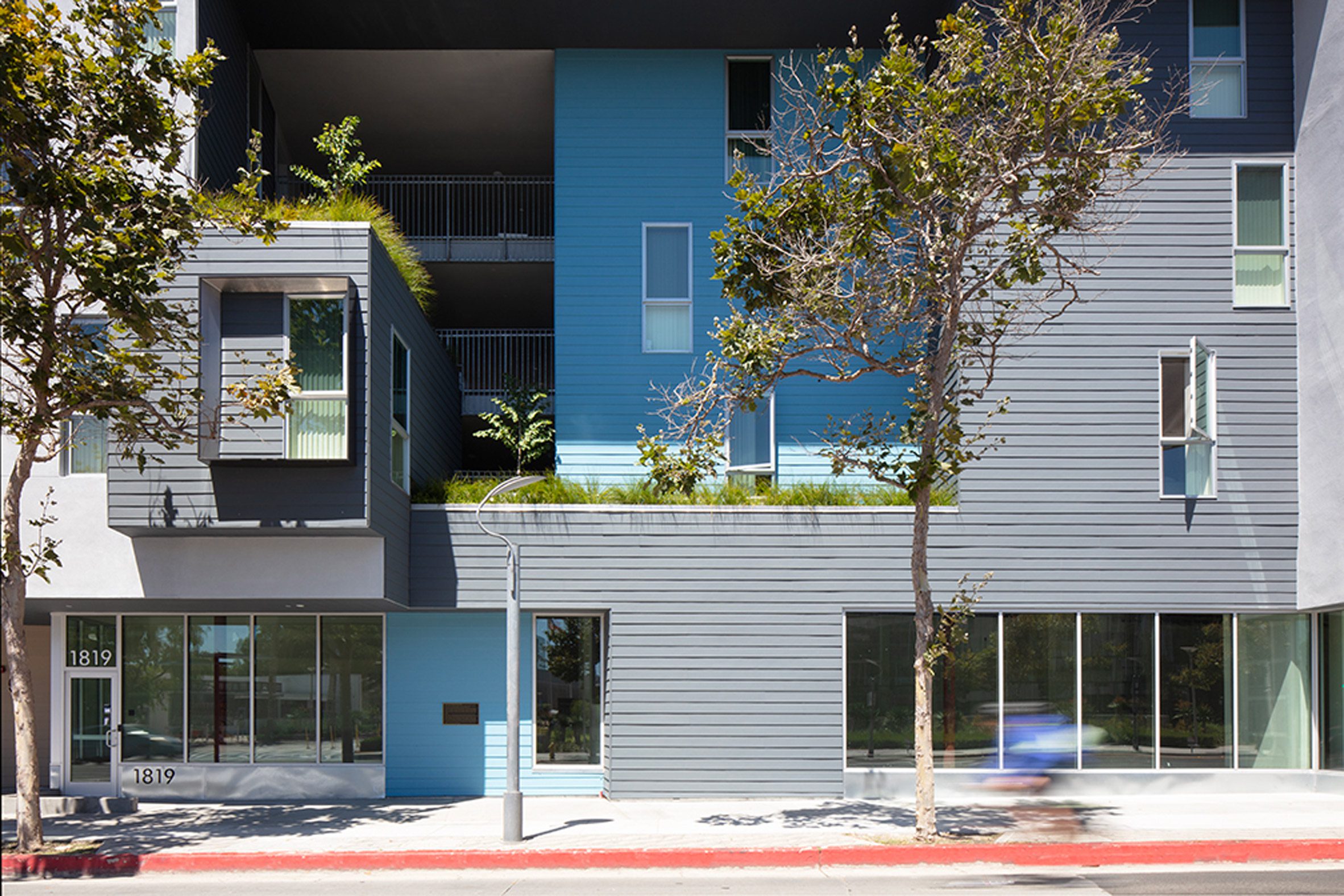 美國加州集合住宅1819 Pico Blvd, Santa Monic Brooks + Scarpa 