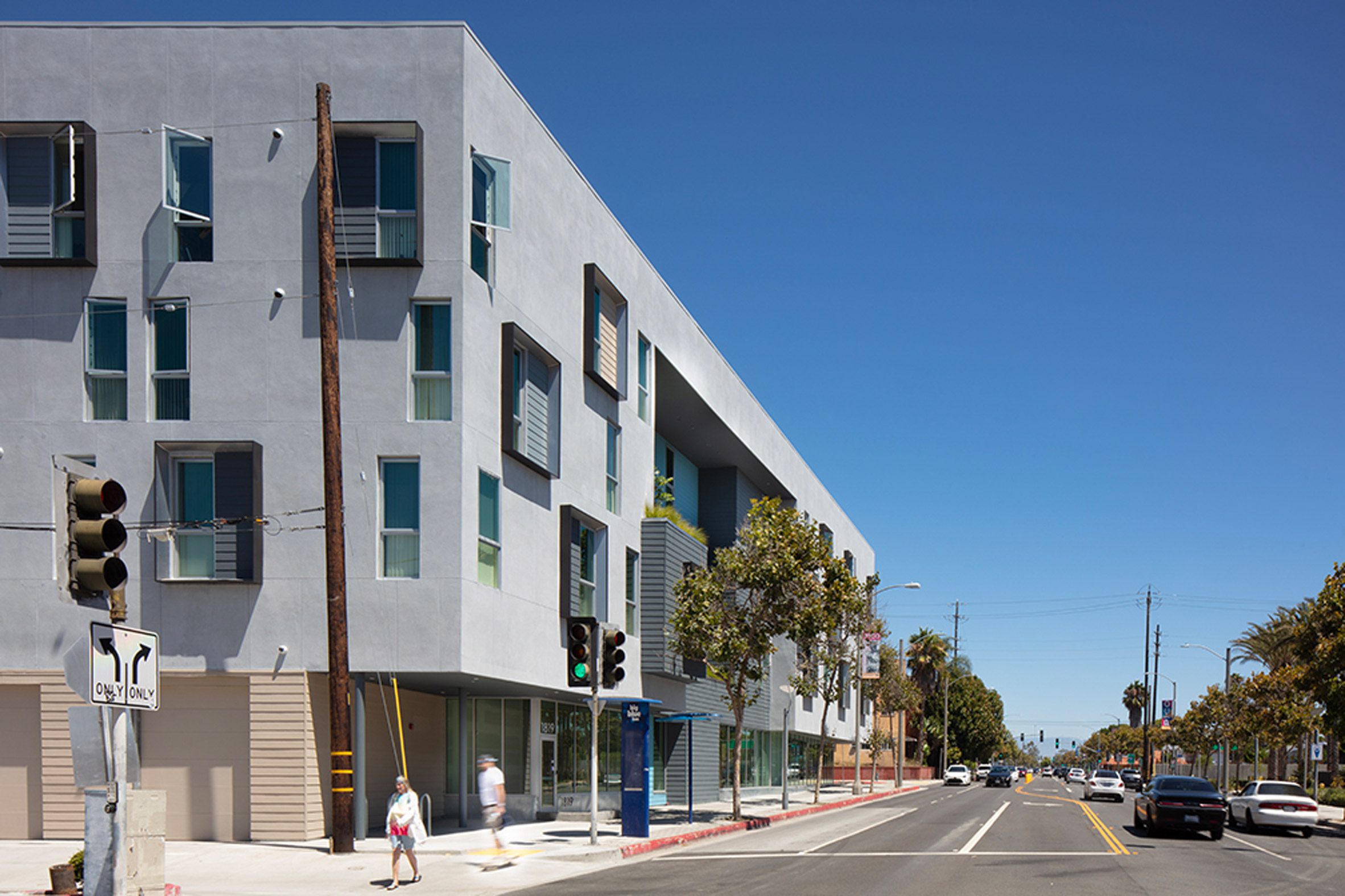 美國加州集合住宅1819 Pico Blvd, Santa Monic Brooks + Scarpa 