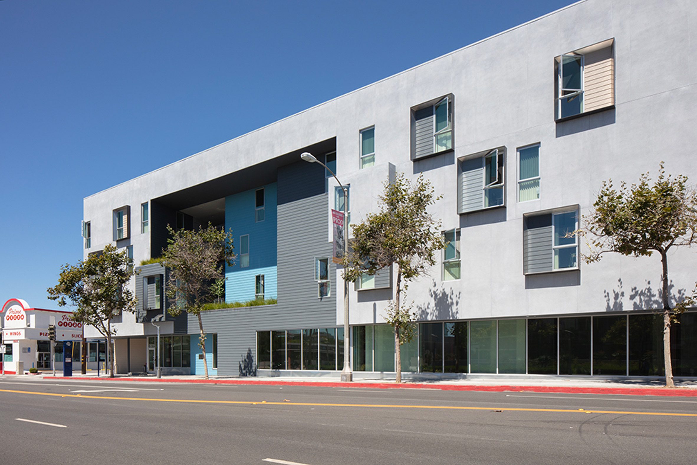 美國加州集合住宅1819 Pico Blvd, Santa Monic Brooks + Scarpa 