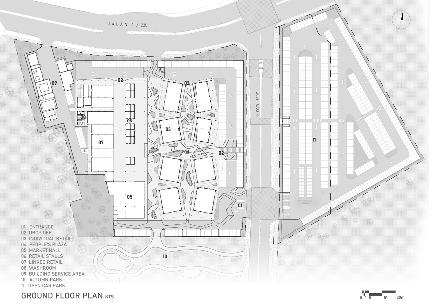 馬來西亞吉隆坡 SAMA Square Market 市場、商業空間、複合設施、公共空間 TKCA Architect