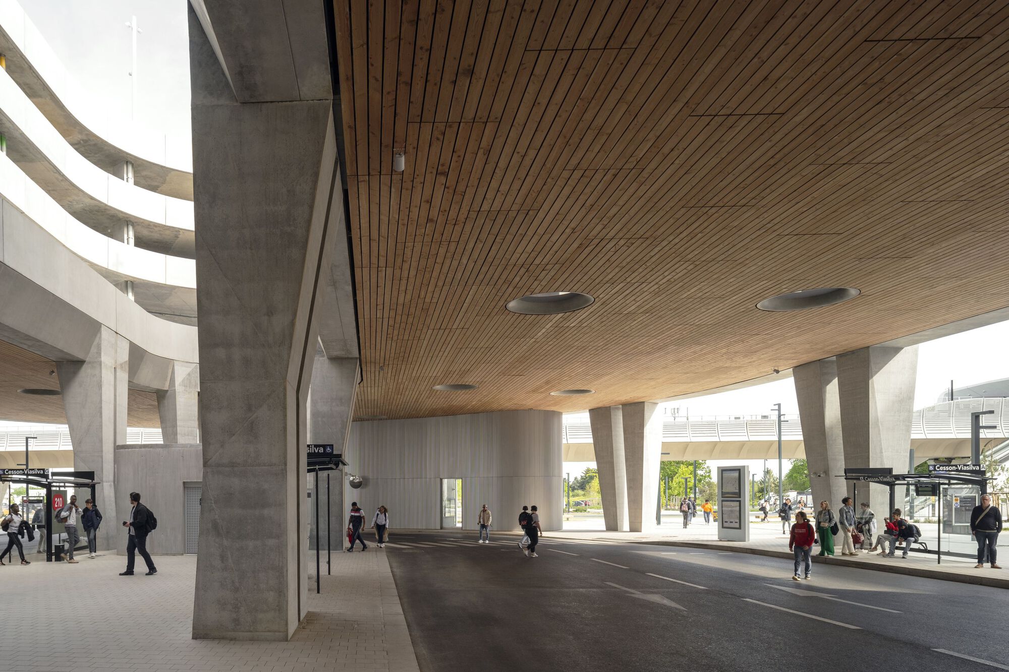 法國 Cesson - Viasilva (métro de Rennes) 捷運地鐵站 Ateliers O-S architectes 