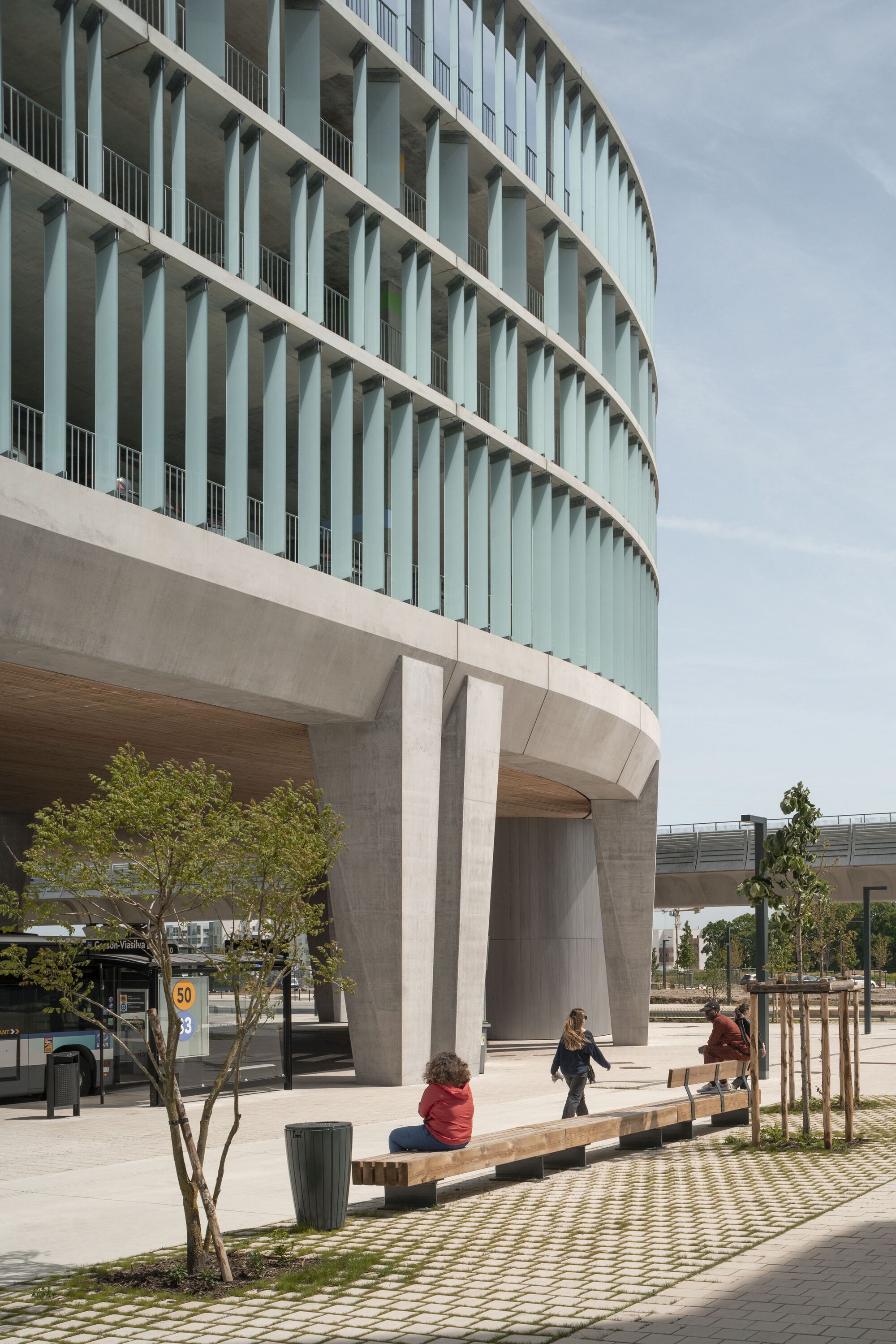 法國 Cesson - Viasilva (métro de Rennes) 捷運地鐵站 Ateliers O-S architectes 