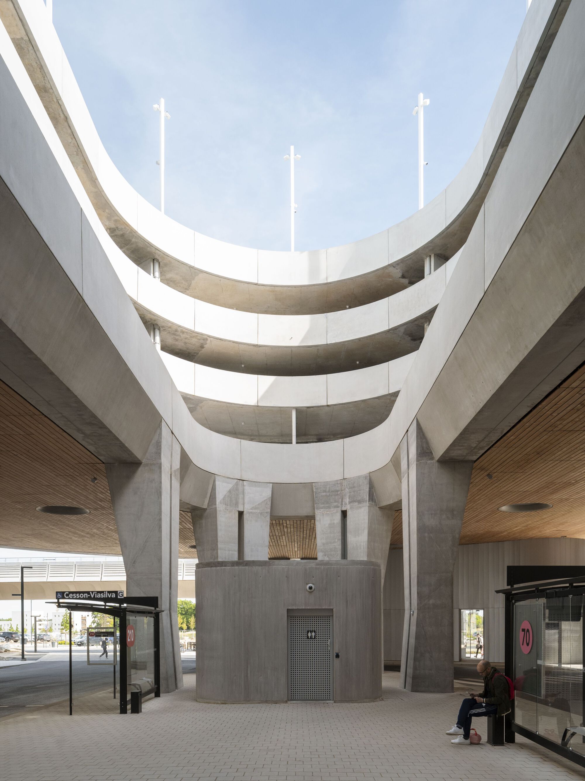 法國 Cesson - Viasilva (métro de Rennes) 捷運地鐵站 Ateliers O-S architectes 