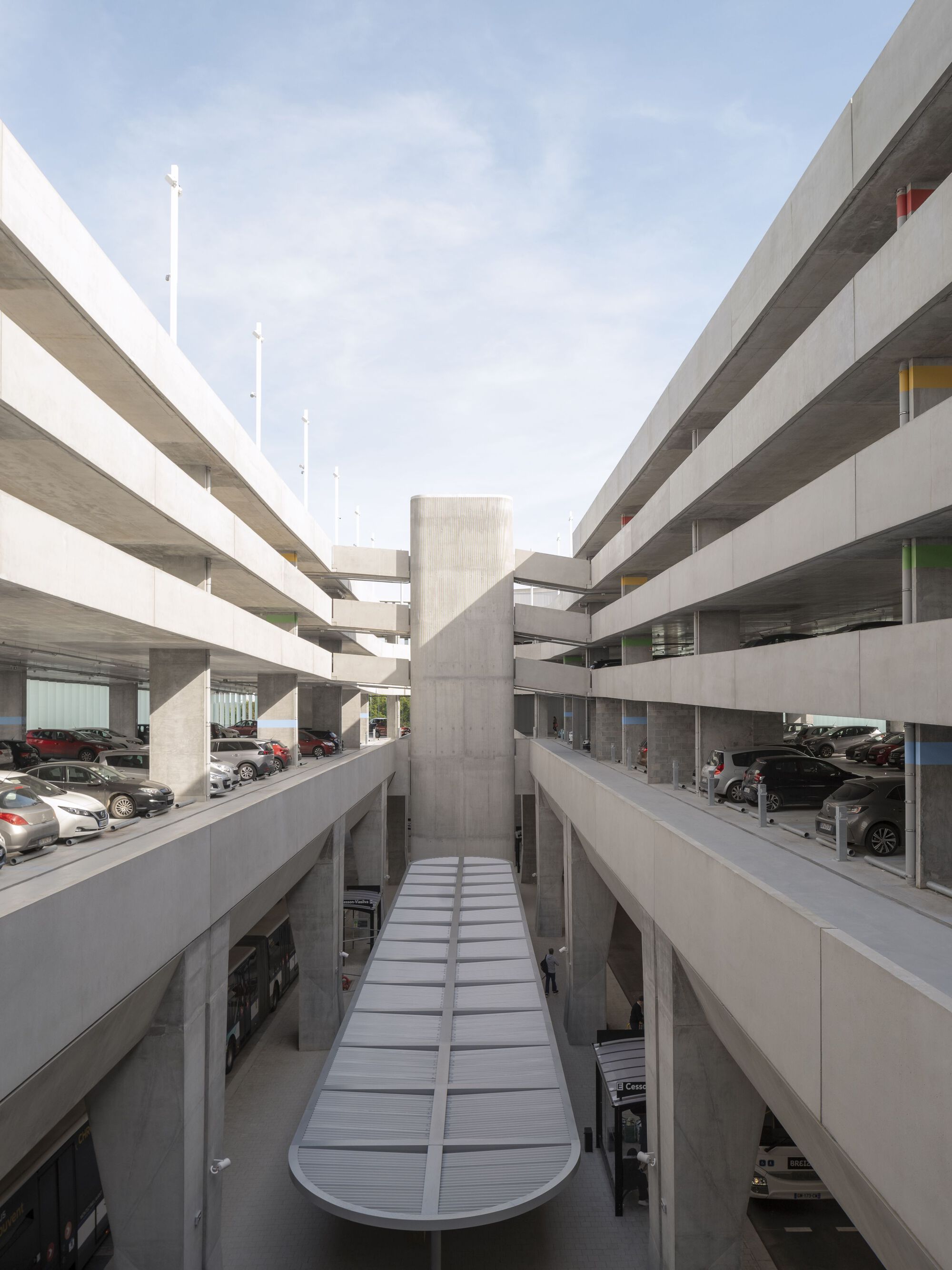 法國 Cesson - Viasilva (métro de Rennes) 捷運地鐵站 Ateliers O-S architectes 