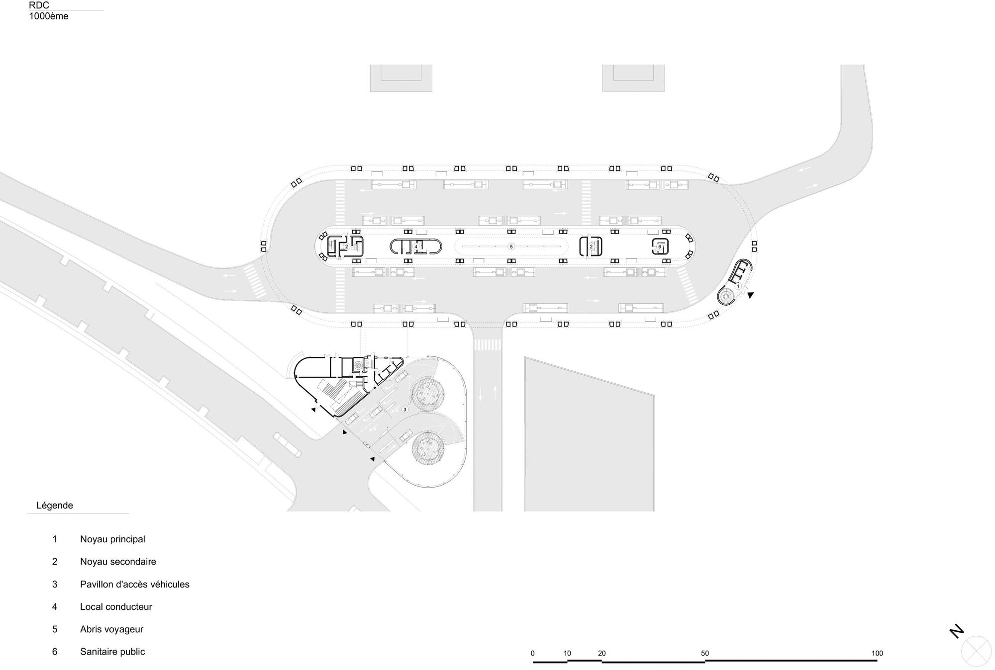 法國 Cesson - Viasilva (métro de Rennes) 捷運地鐵站 Ateliers O-S architectes