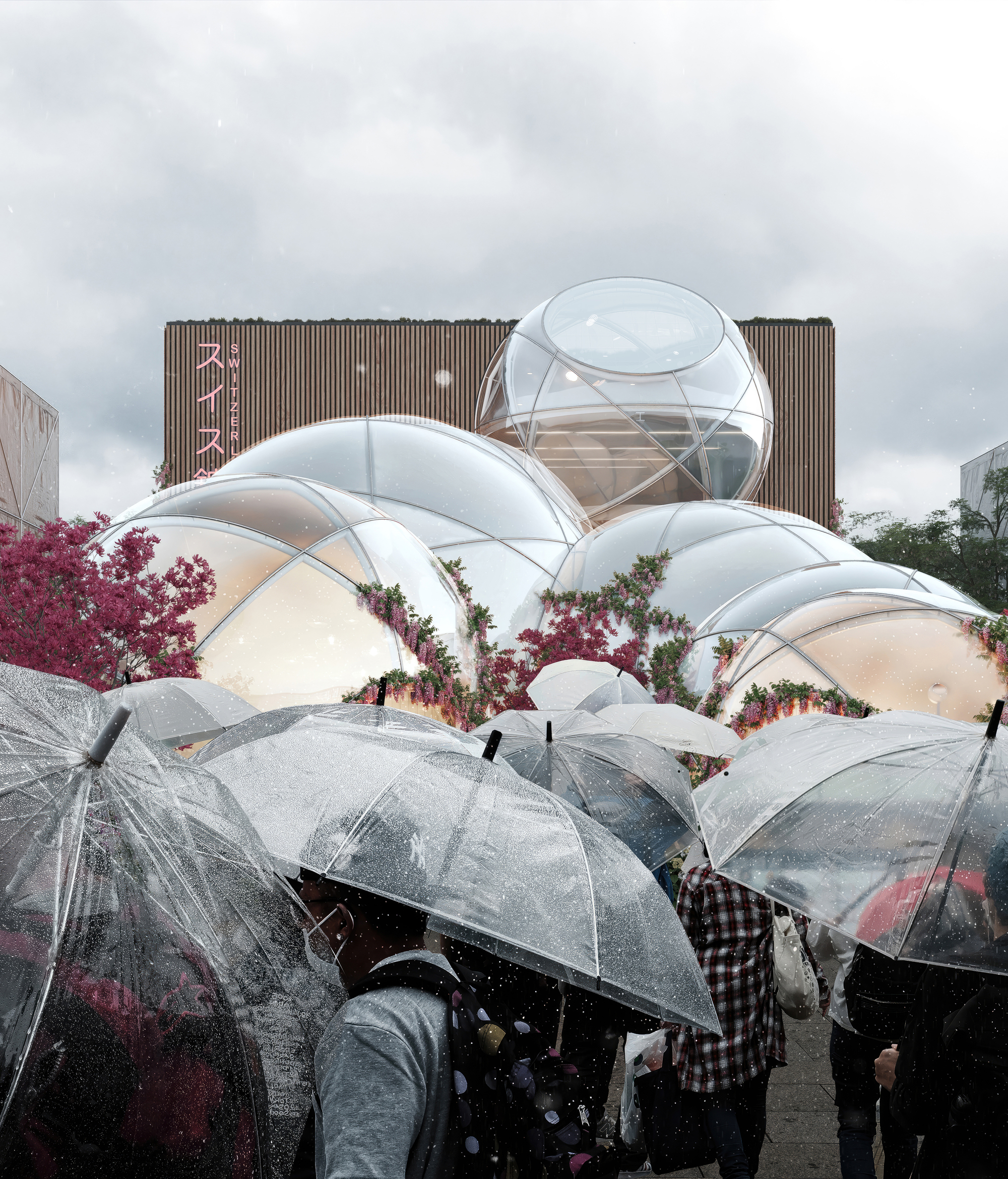2025年大阪世界博覽會瑞士館 The Swiss Pavilion, Designed by Manuel Herz Architekten Explores Lightweight Materials at Expo Osaka 2025