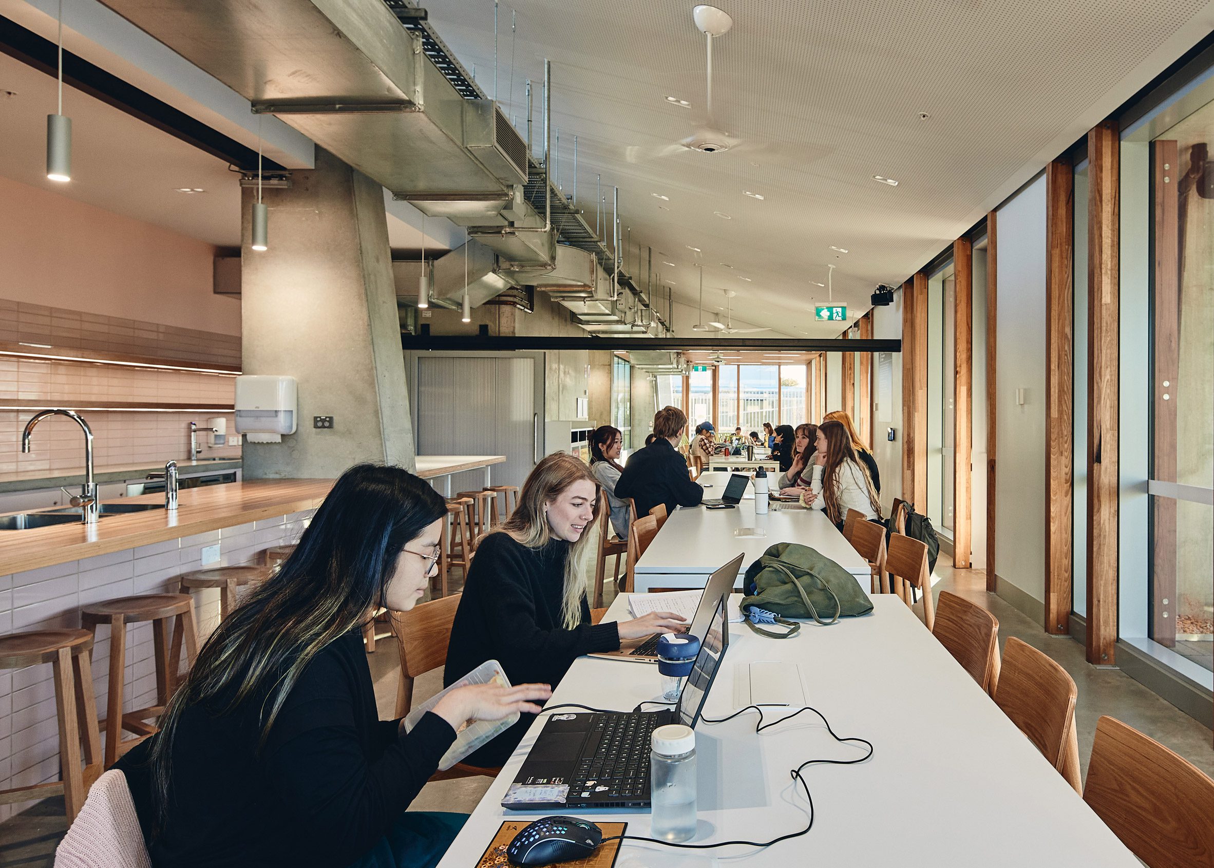 University of Melbourne Student Pavilion by KoningEizenberg 澳洲墨爾本大學 學生活動中心 清水模 清水混凝土