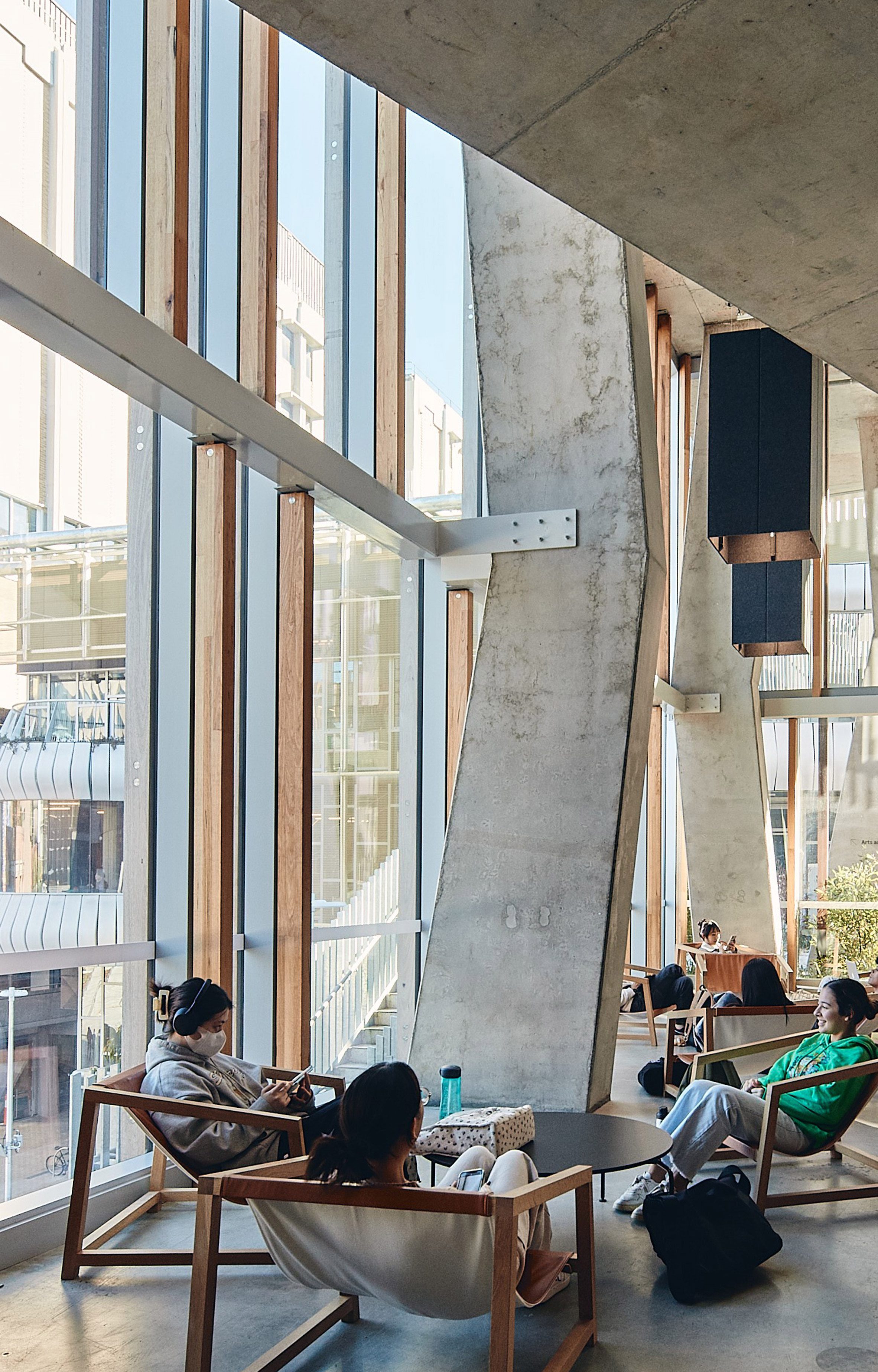 University of Melbourne Student Pavilion by KoningEizenberg 澳洲墨爾本大學 學生活動中心 清水模 清水混凝土