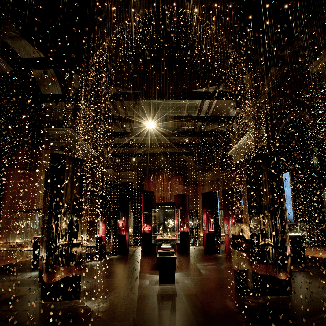 田根剛為The Al Thani Collection Foundation基金會在巴黎設計的阿勒薩尼收藏展空間