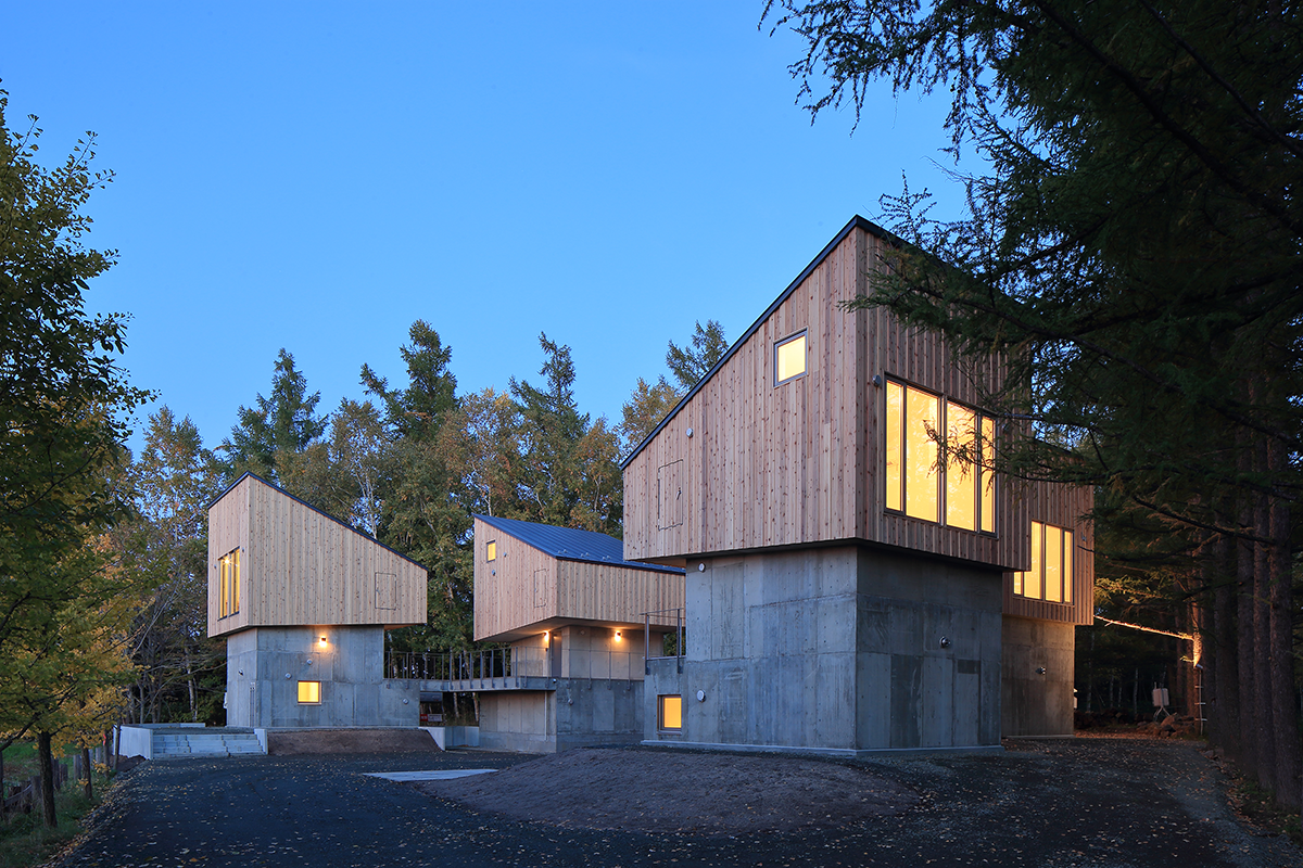 美瑛のコテージ群 北海道美瑛小屋村 佐野健太建築設計事務所　Kenta SANO