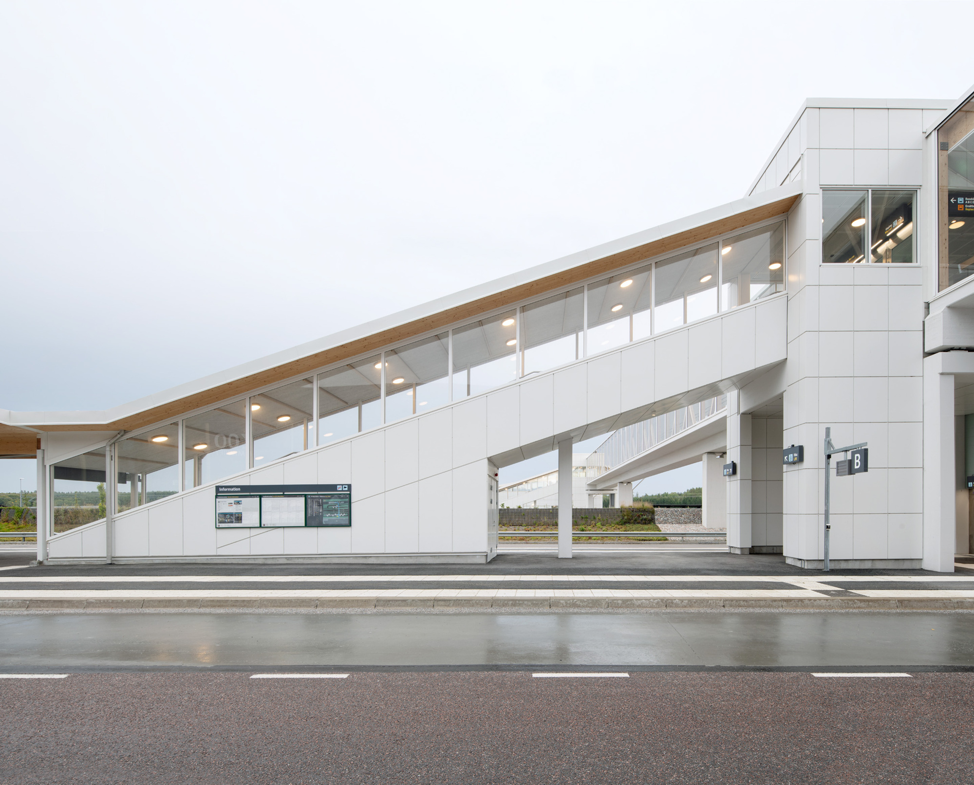 Ahlqvist & Almqvist Architects瑞典木構造Arninge 車站