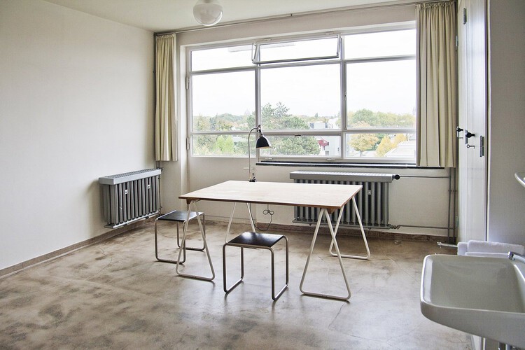 包浩斯學生宿舍 Bauhaus Dormitory / Walter Gropius. Image via Copyright of Bauhaus Dessau