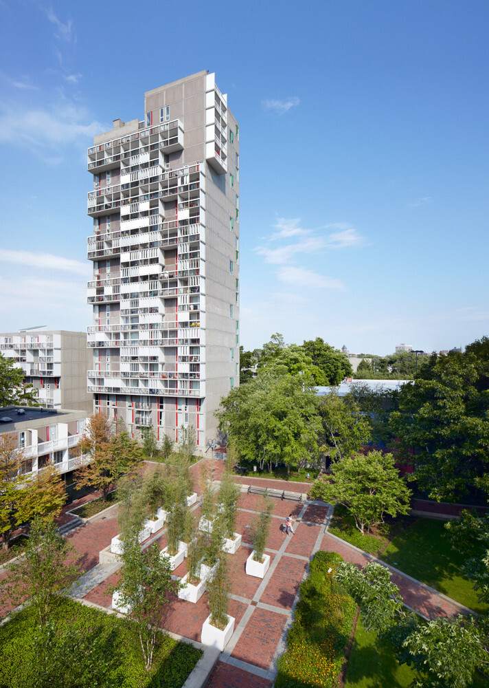 美國哈佛大學學生宿舍Peabody Terrace, Sert / Jackson & Gourley. Image © David Kurtis